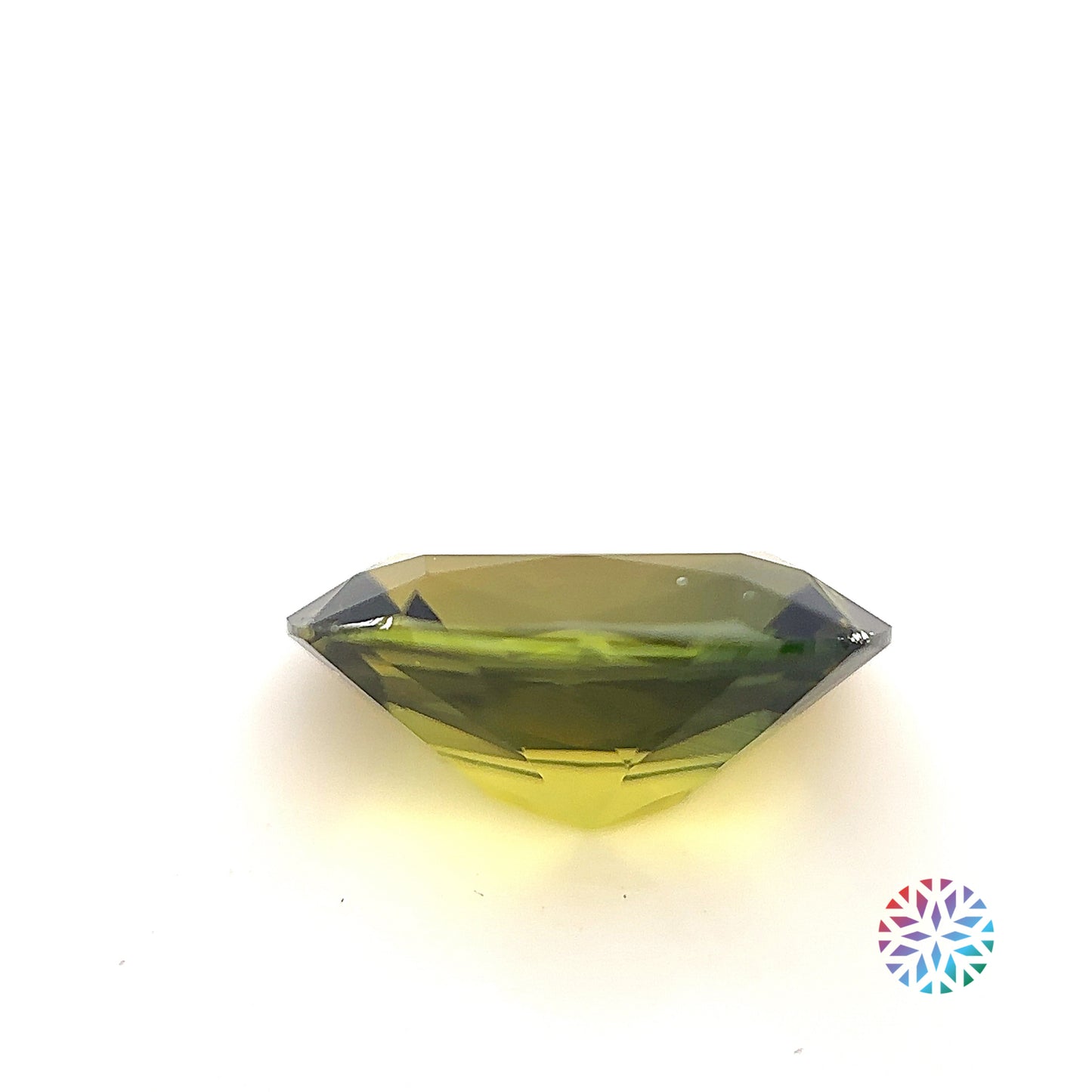 Parti Sapphire- Cushion, 3.46ct, 10.8 x 7.8 x 5.1mm