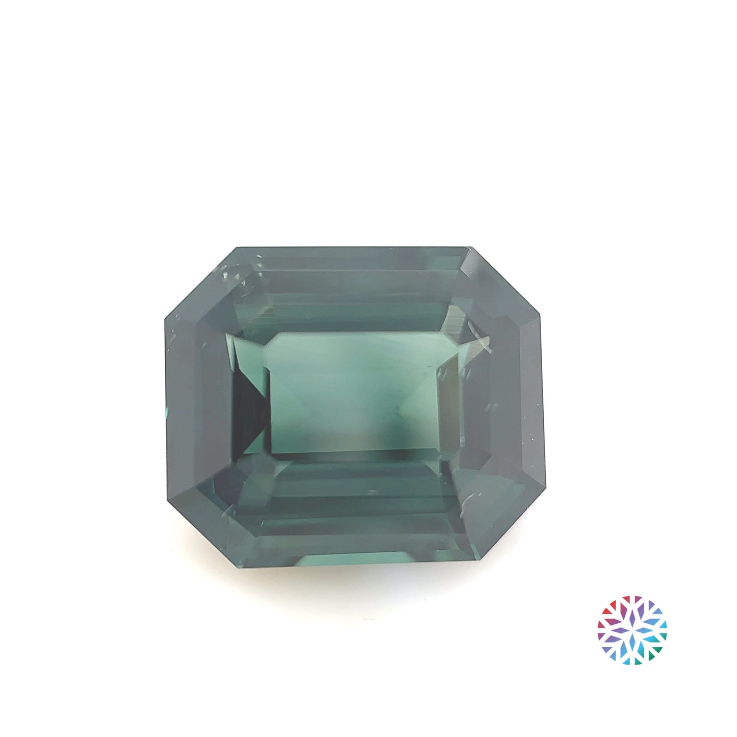 Teal Sapphire- Emerald, 7.05ct, 11.6 x 9.9 x 6.1mm