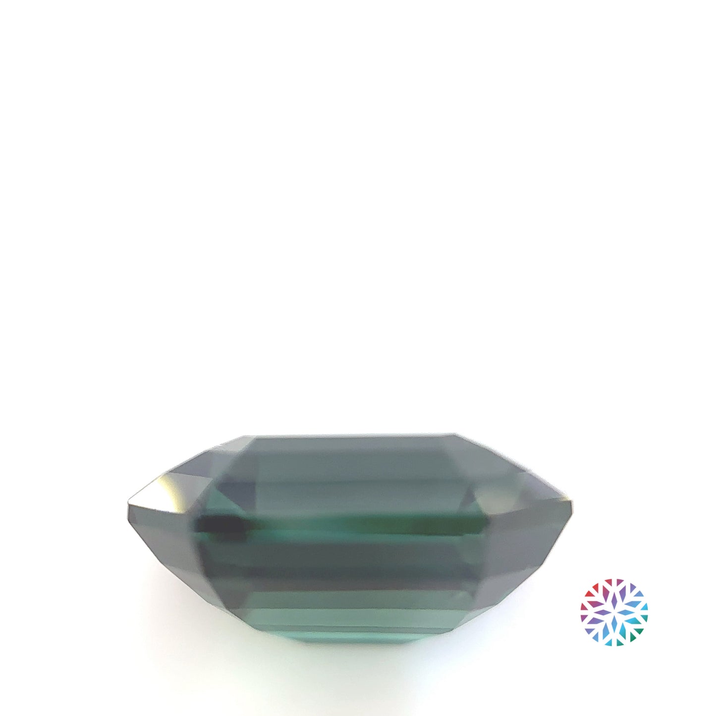 Teal Sapphire- Emerald, 7.05ct, 11.6 x 9.9 x 6.1mm
