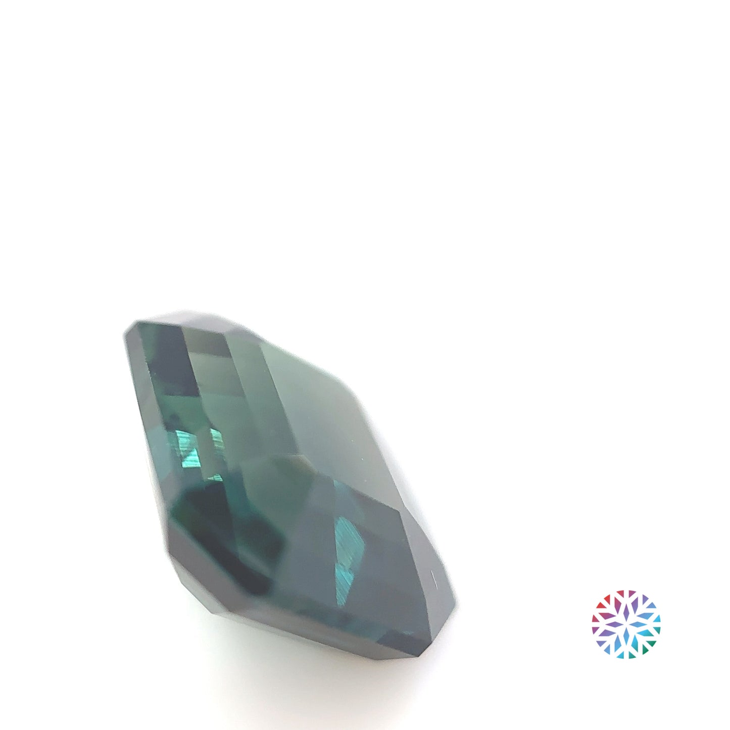 Teal Sapphire- Emerald, 7.05ct, 11.6 x 9.9 x 6.1mm