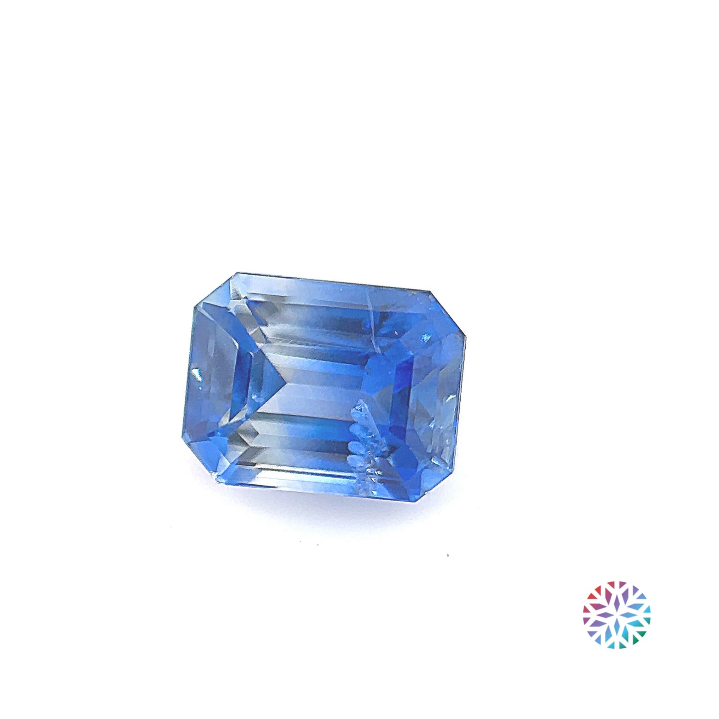 Blue Sapphire- Emerald, 1.9ct, 7.3 x 5.7 x 4.4mm