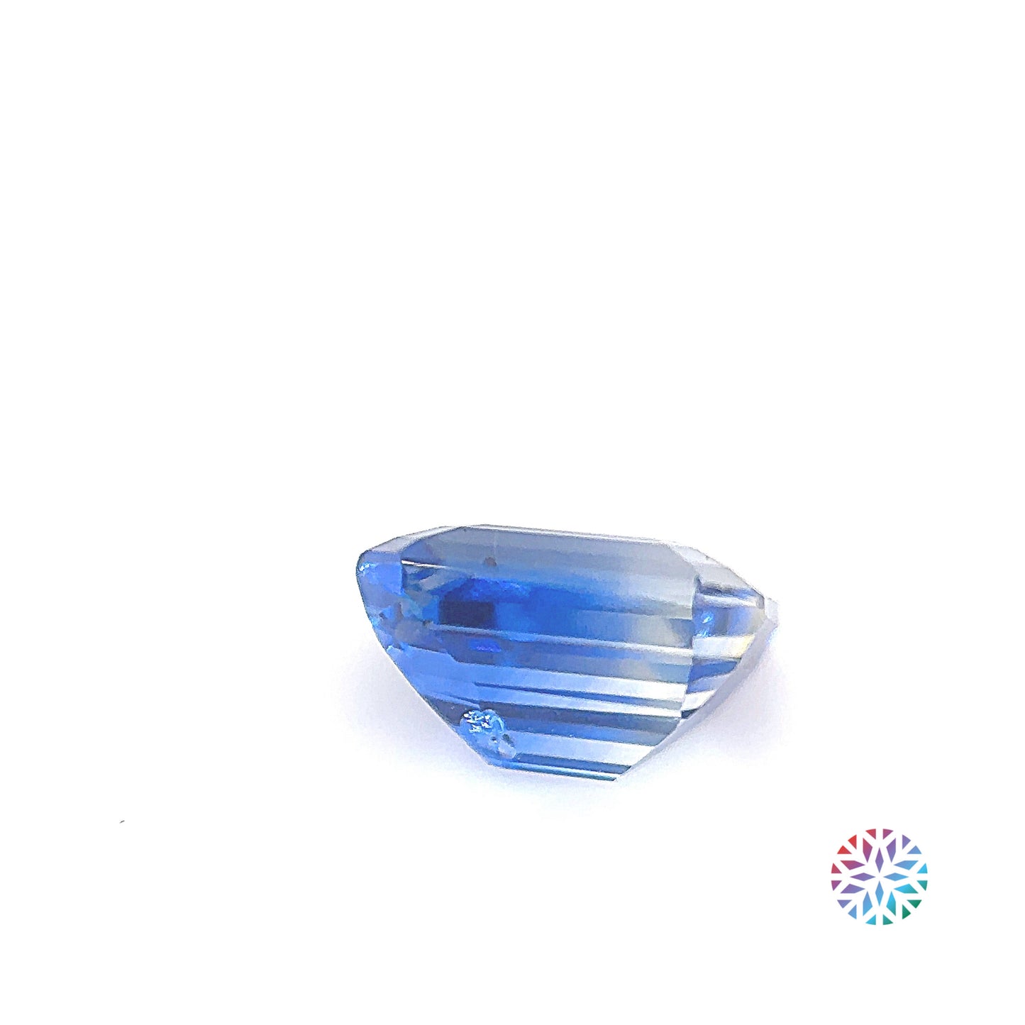 Blue Sapphire- Emerald, 1.9ct, 7.3 x 5.7 x 4.4mm