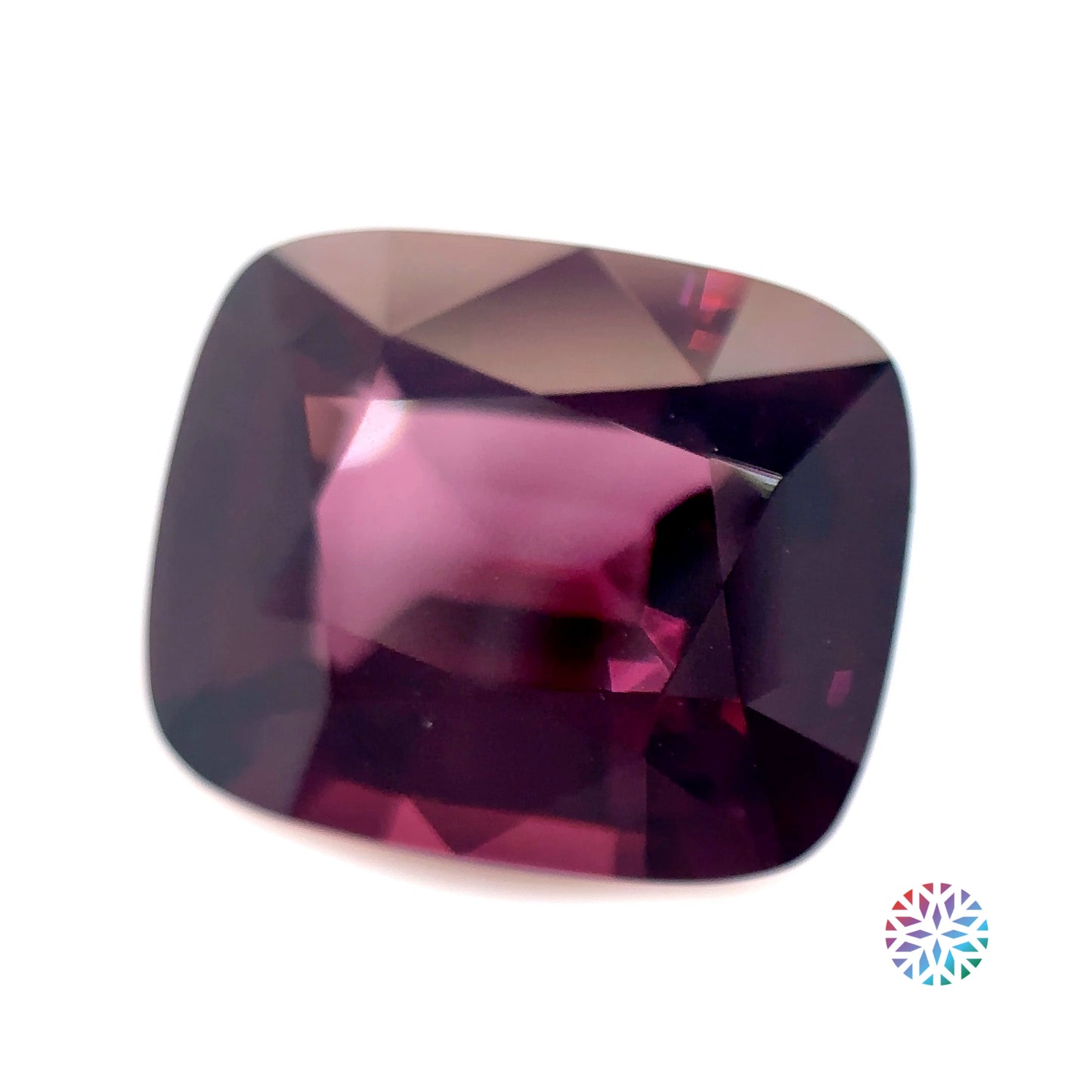 Purple Spinel- Cushion, 10.34ct, 15.1 x 12.5 x 7.0mm