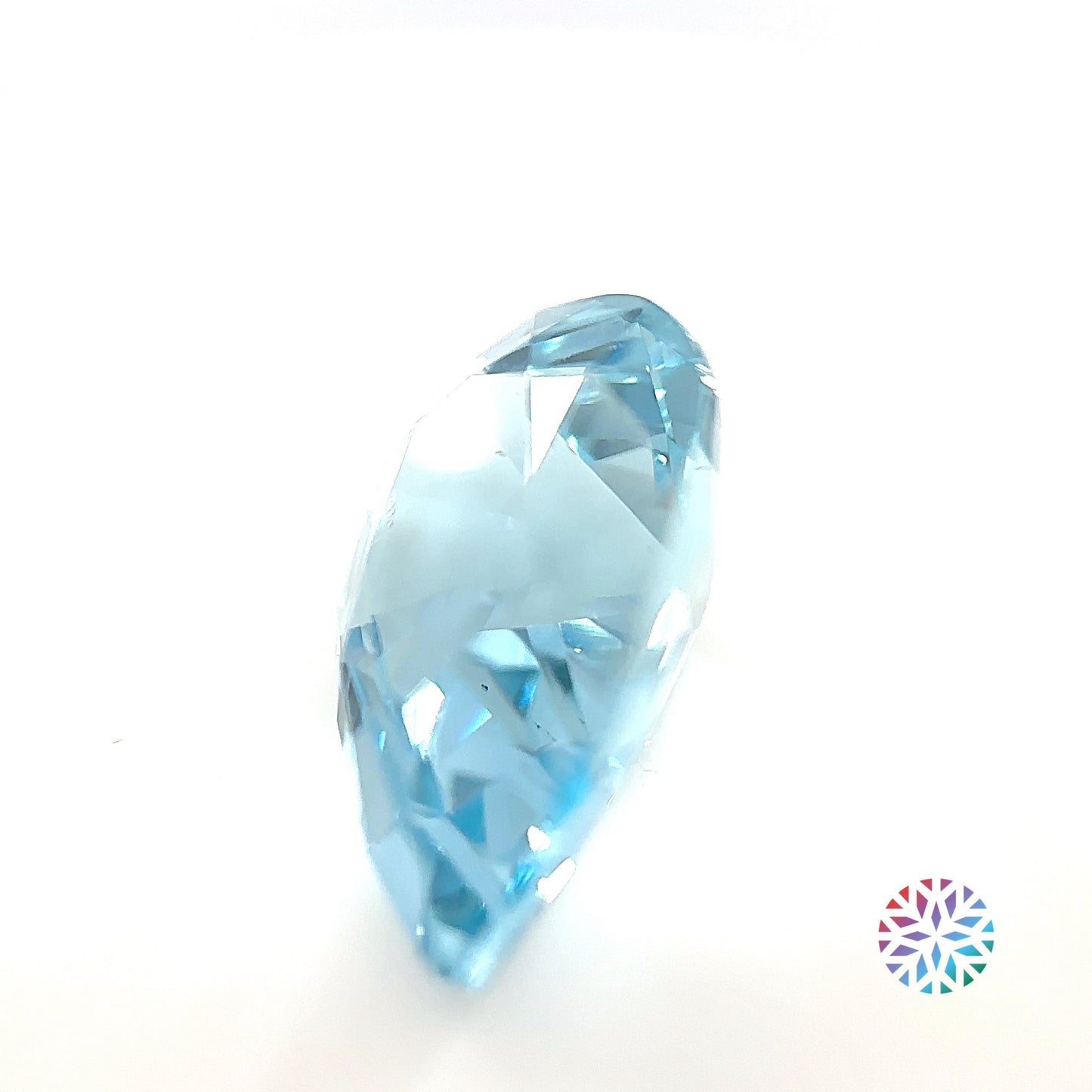 Aquamarine- Pear, 7.69ct, 16.9 x 11.7 x 8.7mm