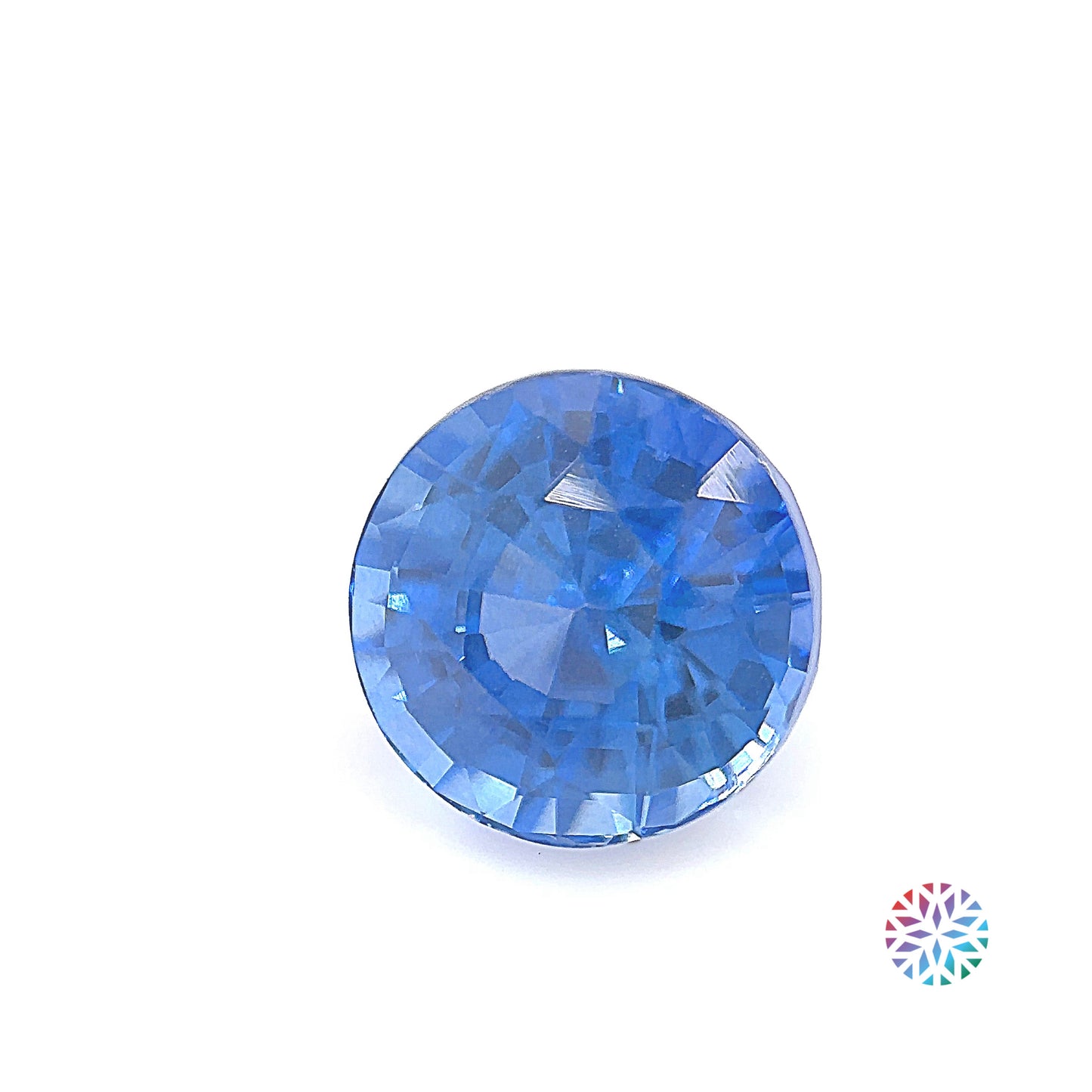 Blue Sapphire- Round, 3.32ct, 8.2 x 8.2 x 6.1mm