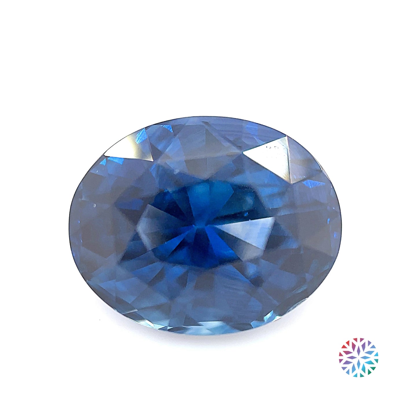 Blue Sapphire- Oval, 6.27ct, 11.3 x 9.1 x 7.3mm