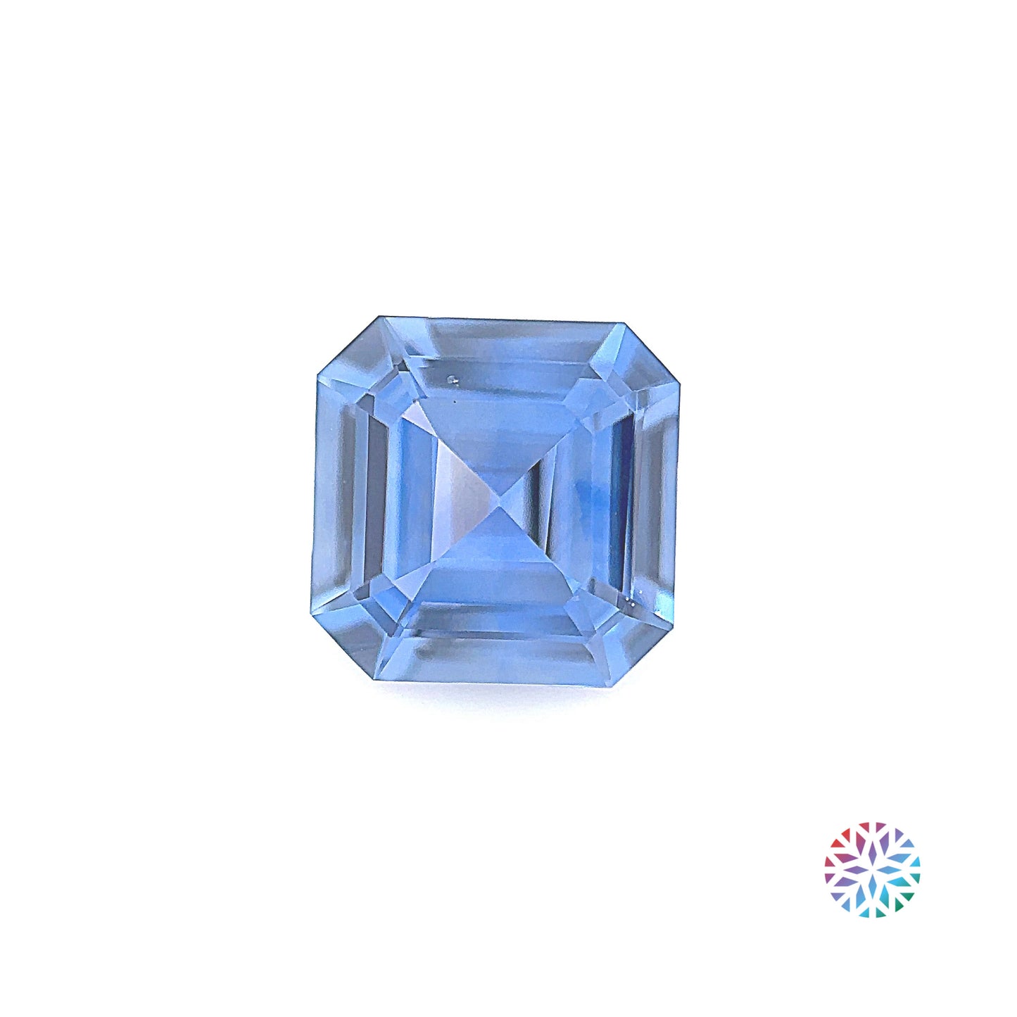 Blue Sapphire- Emerald, 1.68ct, 7.0 x 7.0 x 3.9mm