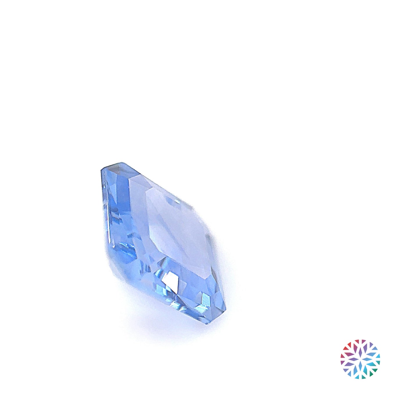 Blue Sapphire- Emerald, 1.68ct, 7.0 x 7.0 x 3.9mm