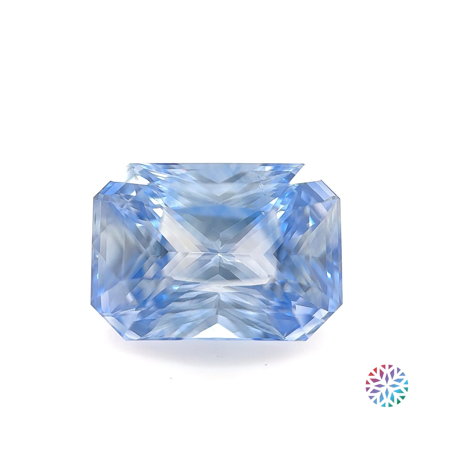 Blue Sapphire- Radiant, 7.69ct, 12.3 x 8.8 x 7.2mm