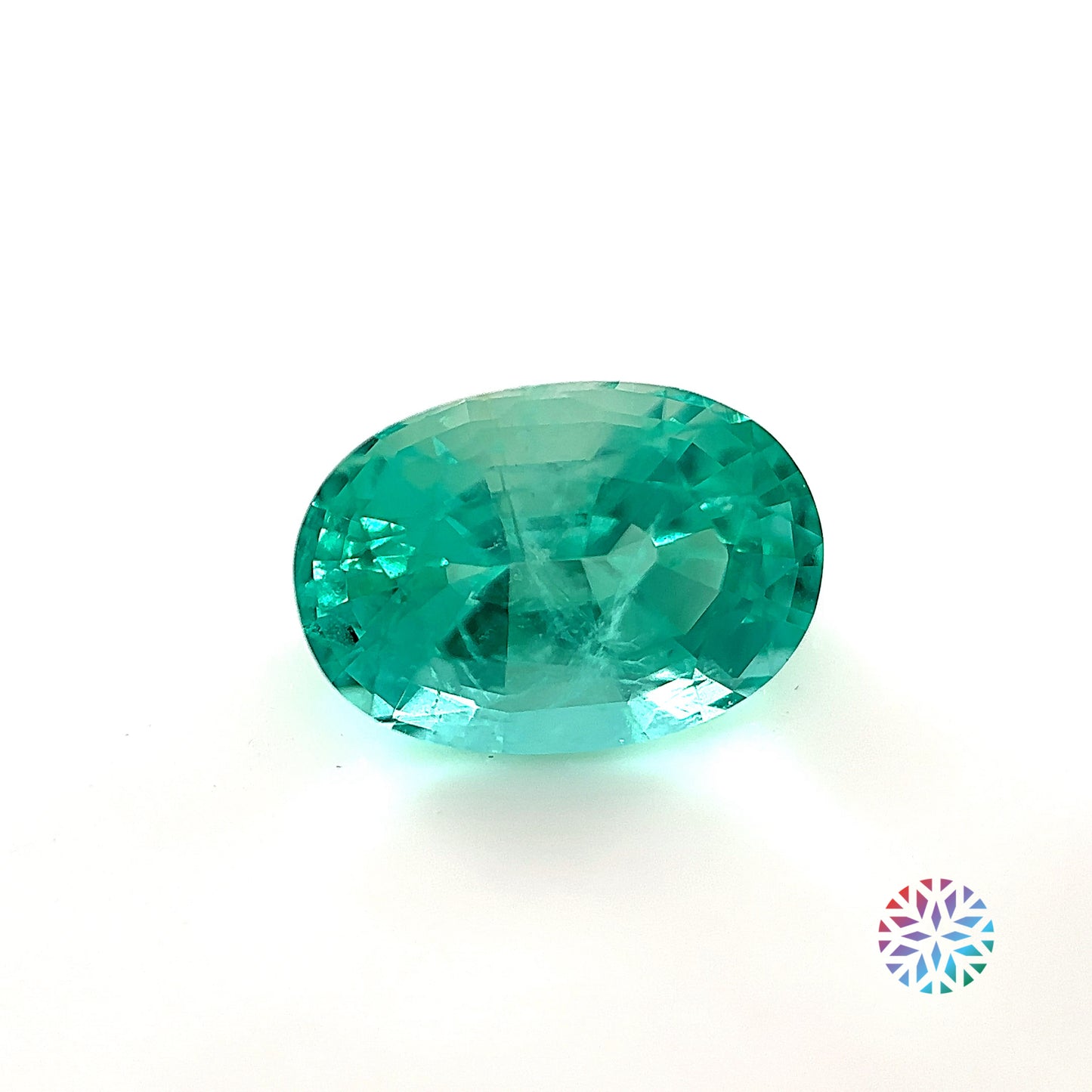 Emerald- Oval, 3.21ct, 11.1 x 7.8 x 6.5mm, (NO OIL)