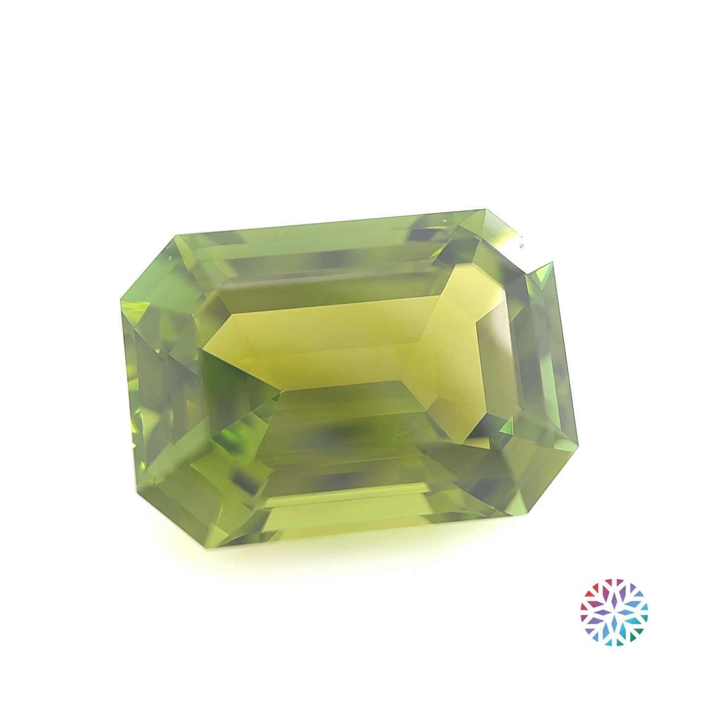 Green Tourmaline- Emerald, 7.98ct, 14.1 x 10.1 x 7.3mm