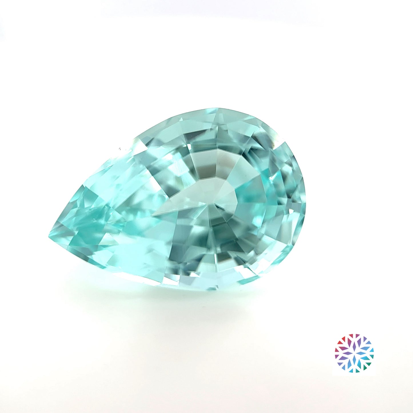 Blue Tourmaline- Pear, 7.85ct, 15.7 x 11.0 x 8.2mm, (C)