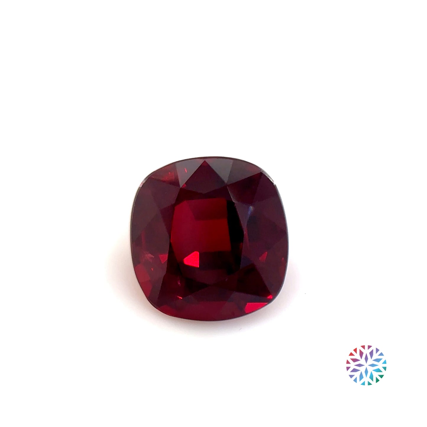 Ruby- Cushion, 2.66ct, 7.8 x 7.5 x 5.0mm, (C), (N)