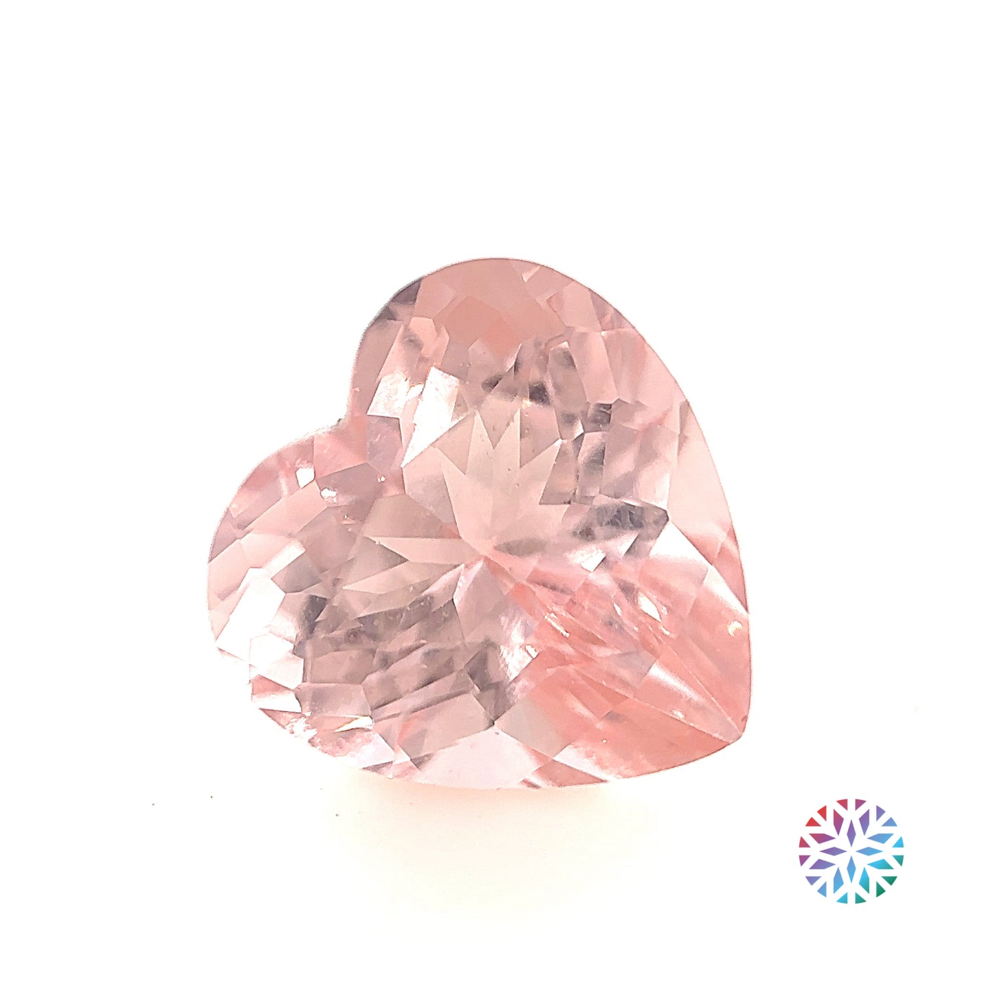 Pink Morganite- Heart, 6.44ct, 12.3 x 12.0 x 8.5mm
