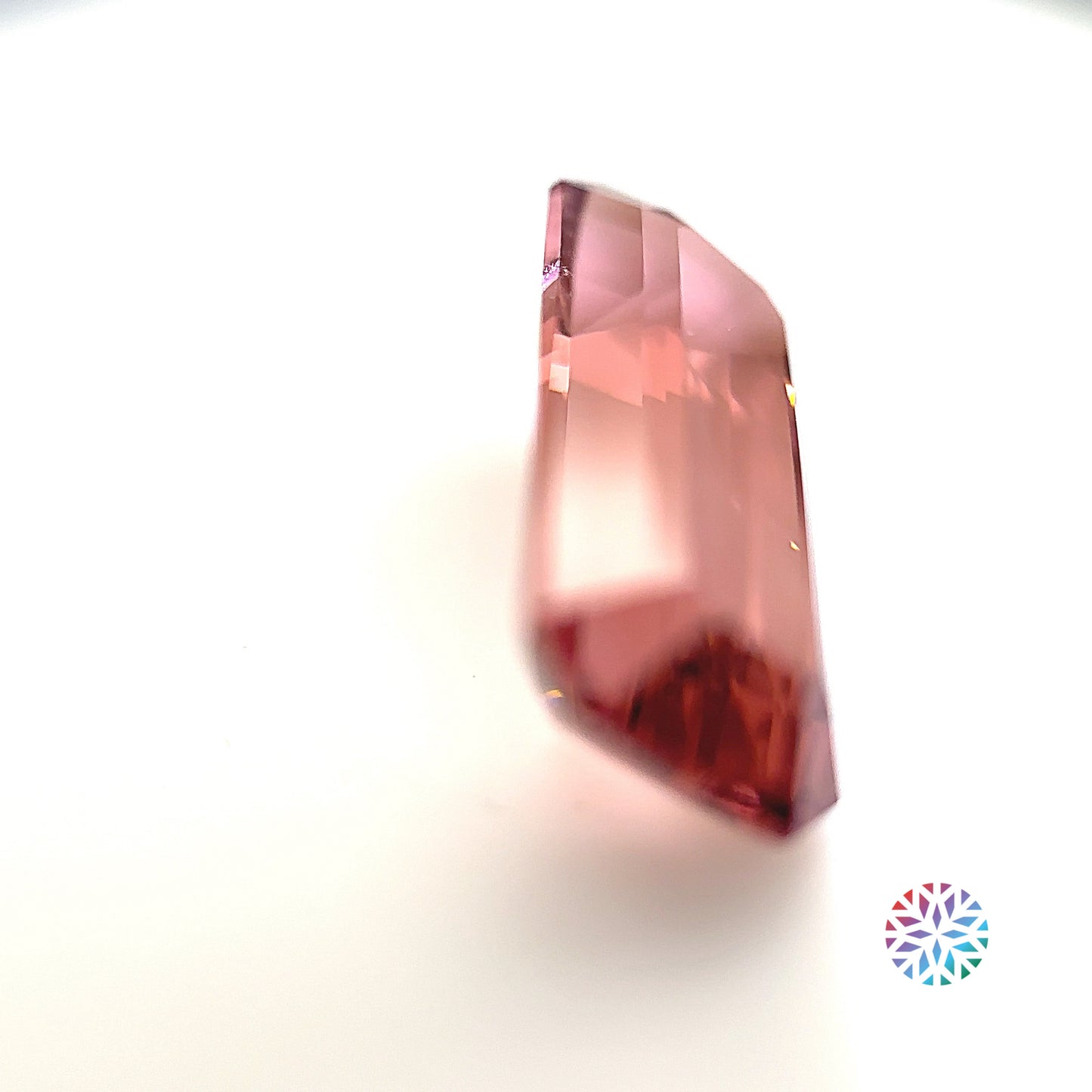 Peach Tourmaline- Emerald, 5.81ct, 15.8 x 7.9 x 5.9mm