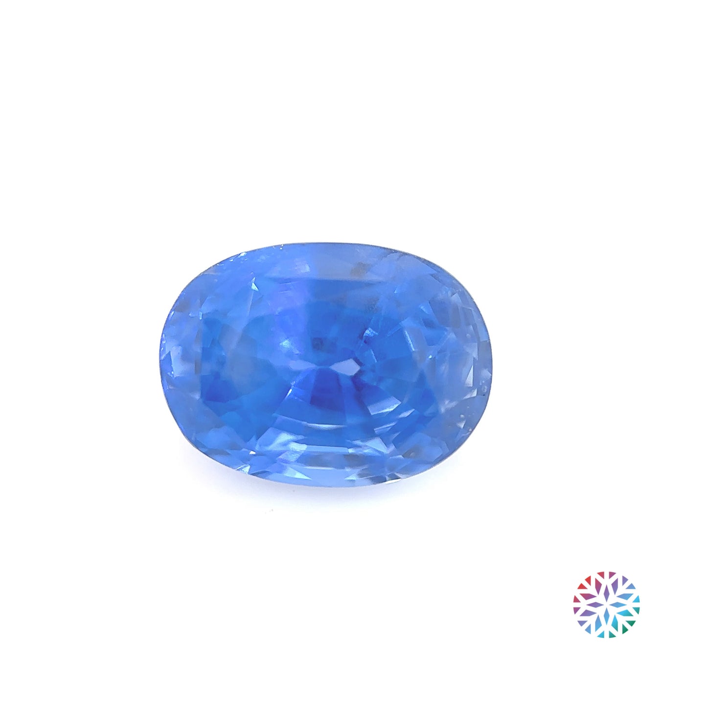 Cornflower Sapphire- Oval, 5.51ct, 10.9 x 8.1 x 7.2mm, (C), (N)