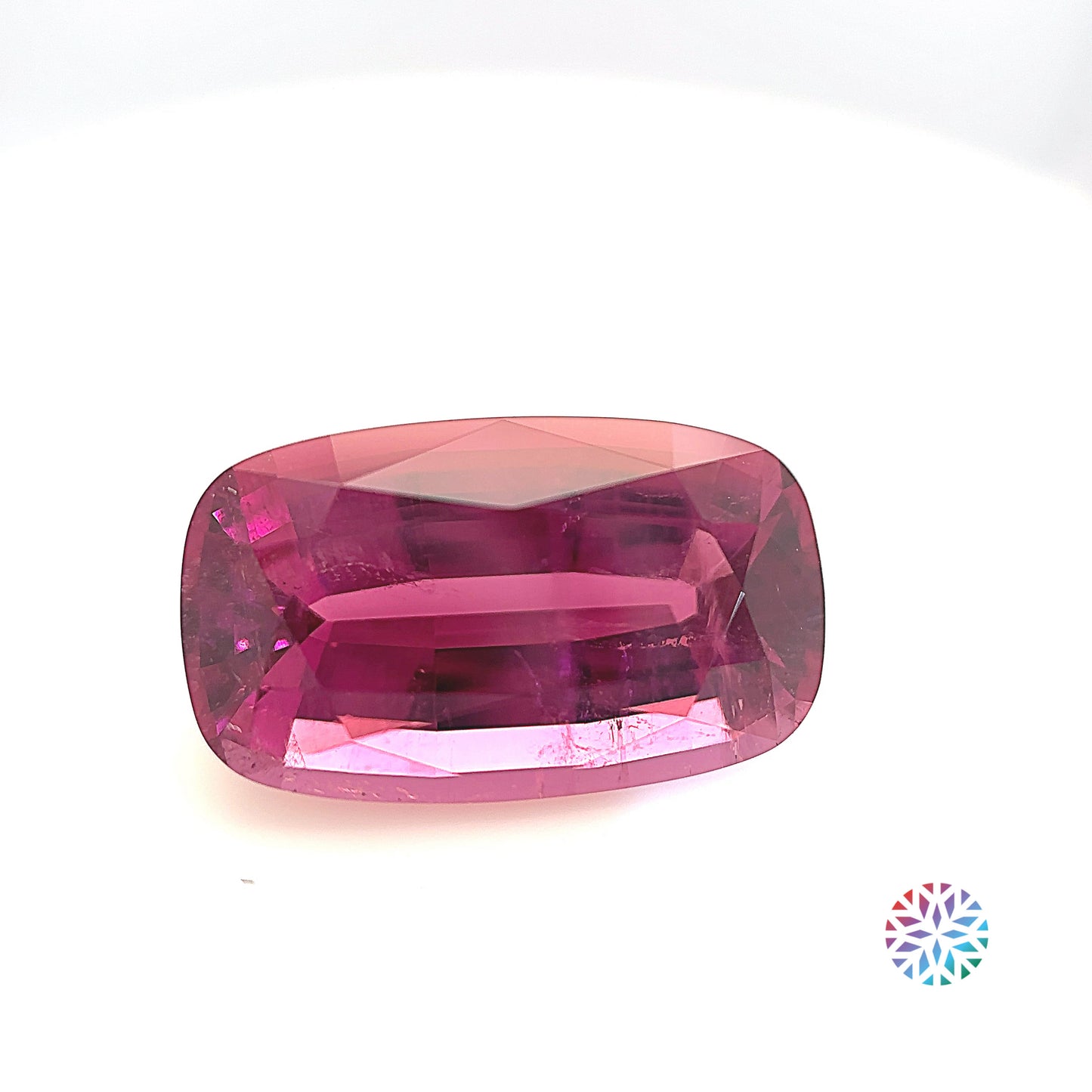 Rubellite Tourmaline- Cushion, 6.91ct, 15.9 x 9.5 x 6.4mm