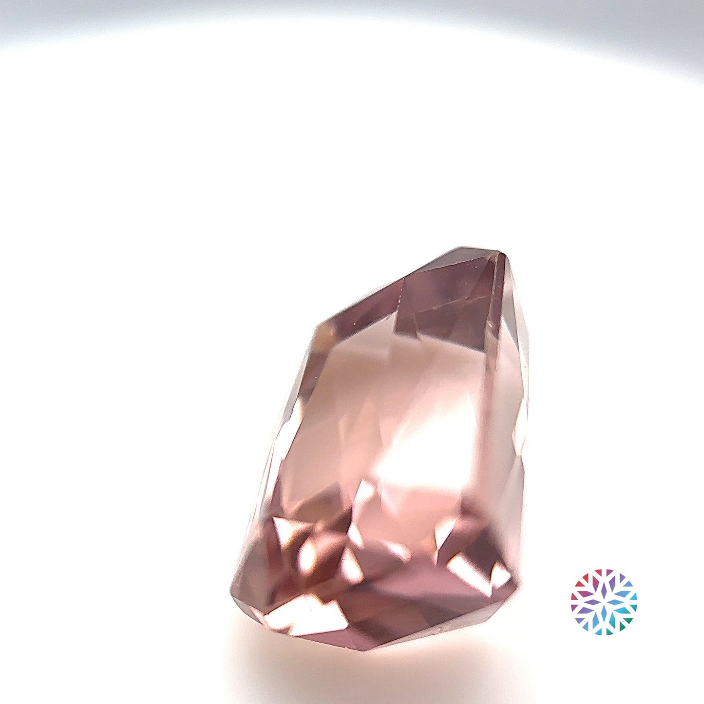 Peach Tourmaline- Emerald, 8ct, 12.7 x 9.3 x 7.9mm