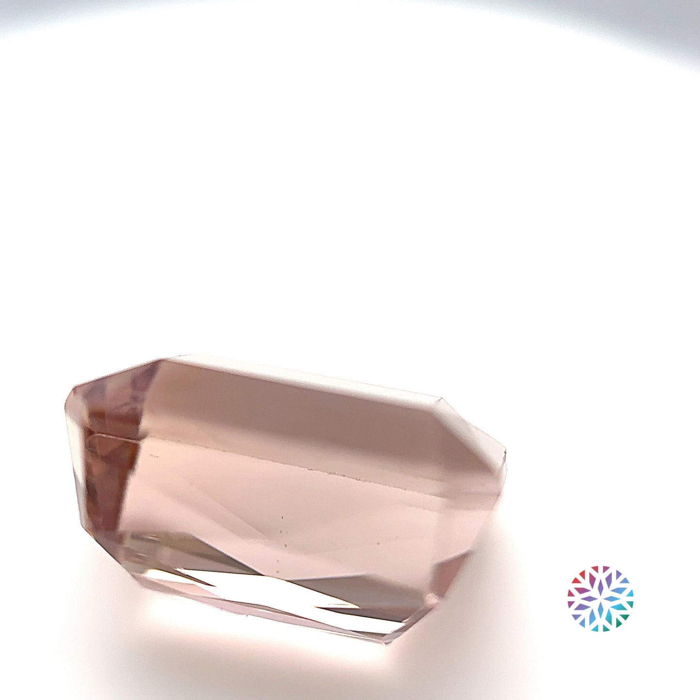 Peach Tourmaline- Emerald, 8ct, 12.7 x 9.3 x 7.9mm