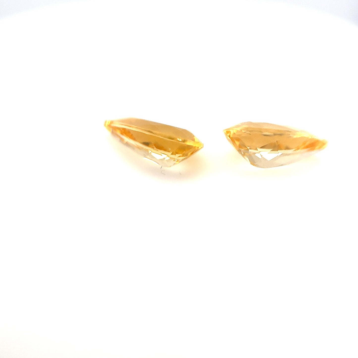 Imperial Topaz pair - Pear, 1.58ct, 8.2 x 4.6mm