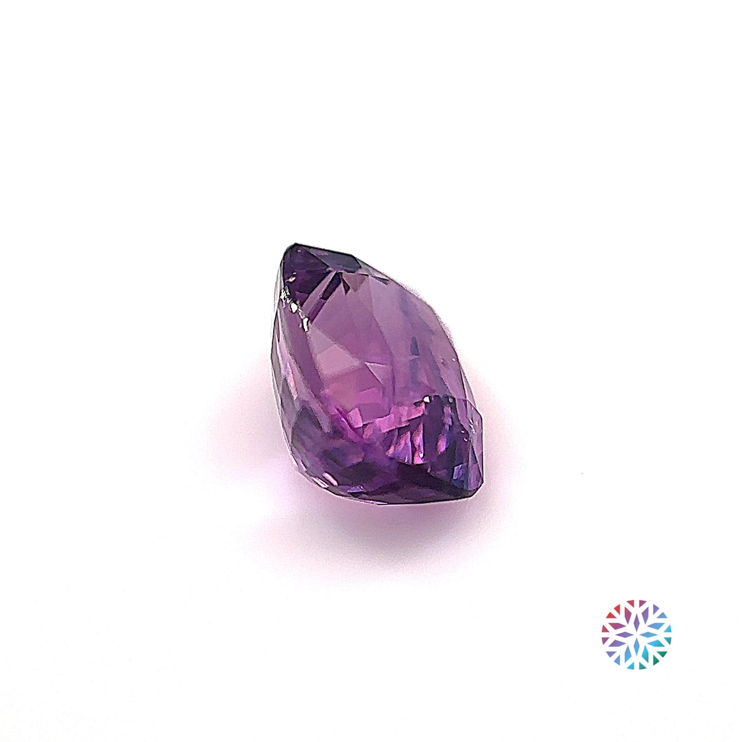 Purple Sapphire- Cushion, 3.08ct, 8.5 x 7.0 x 5.5mm, (C)