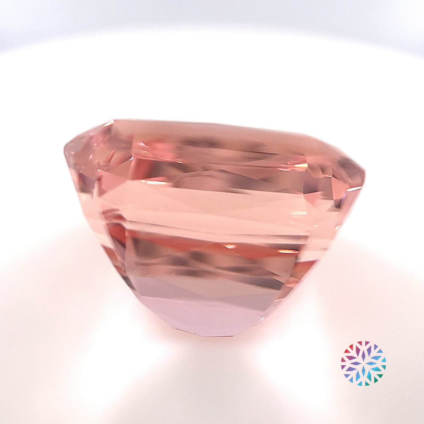 Pink Morganite- Emerald, 18.16ct, 16.5 x 12.7 x 11.8mm