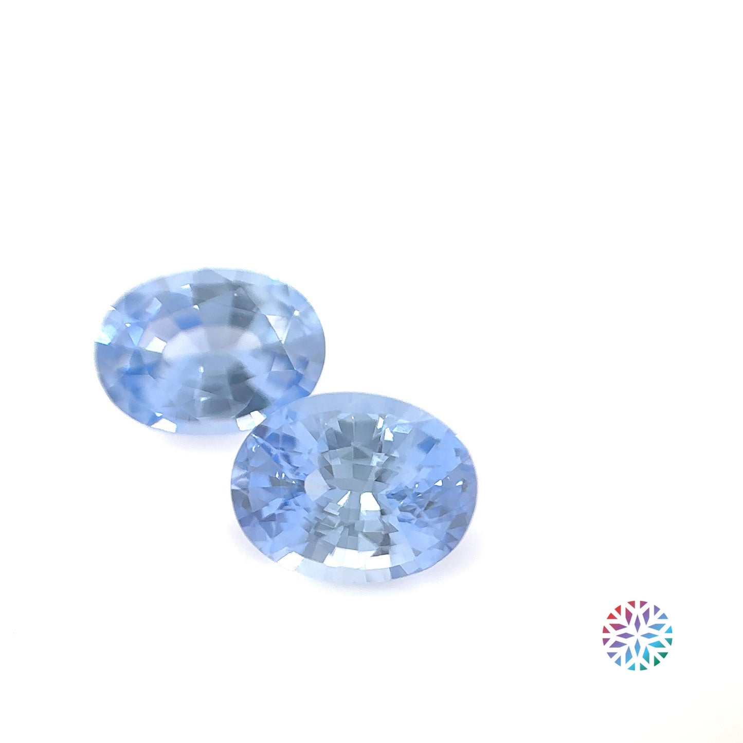 Blue Sapphire pair - Oval, 2.99ct, 8.0 x 6.0mm