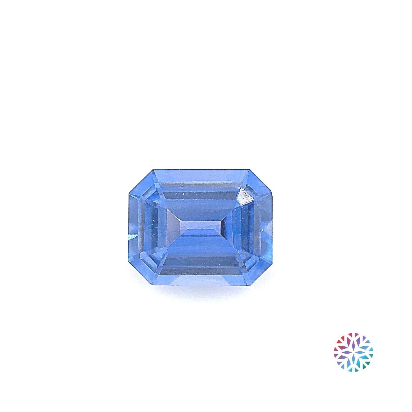 Blue Sapphire- Emerald, 1.2ct, 6.8 x 5.5 x 3.3mm