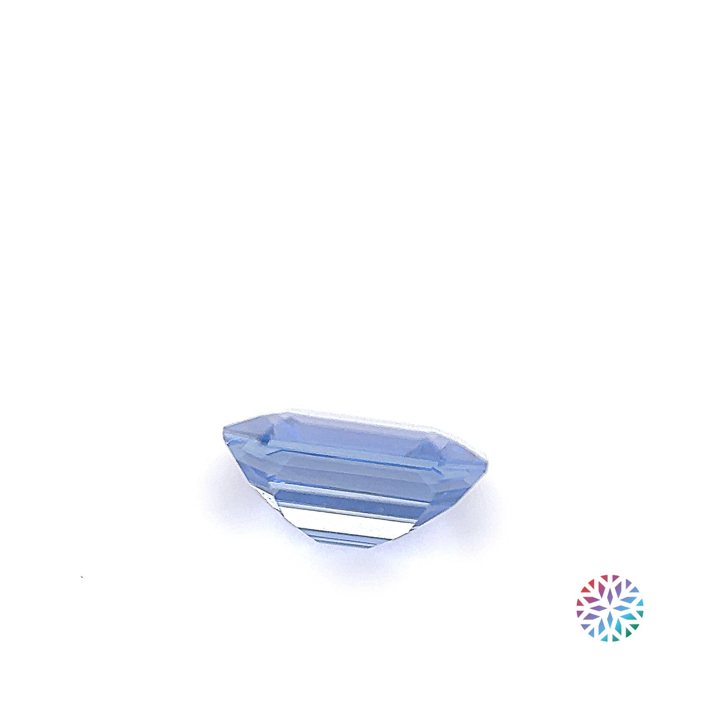 Blue Sapphire- Emerald, 1.2ct, 6.8 x 5.5 x 3.3mm