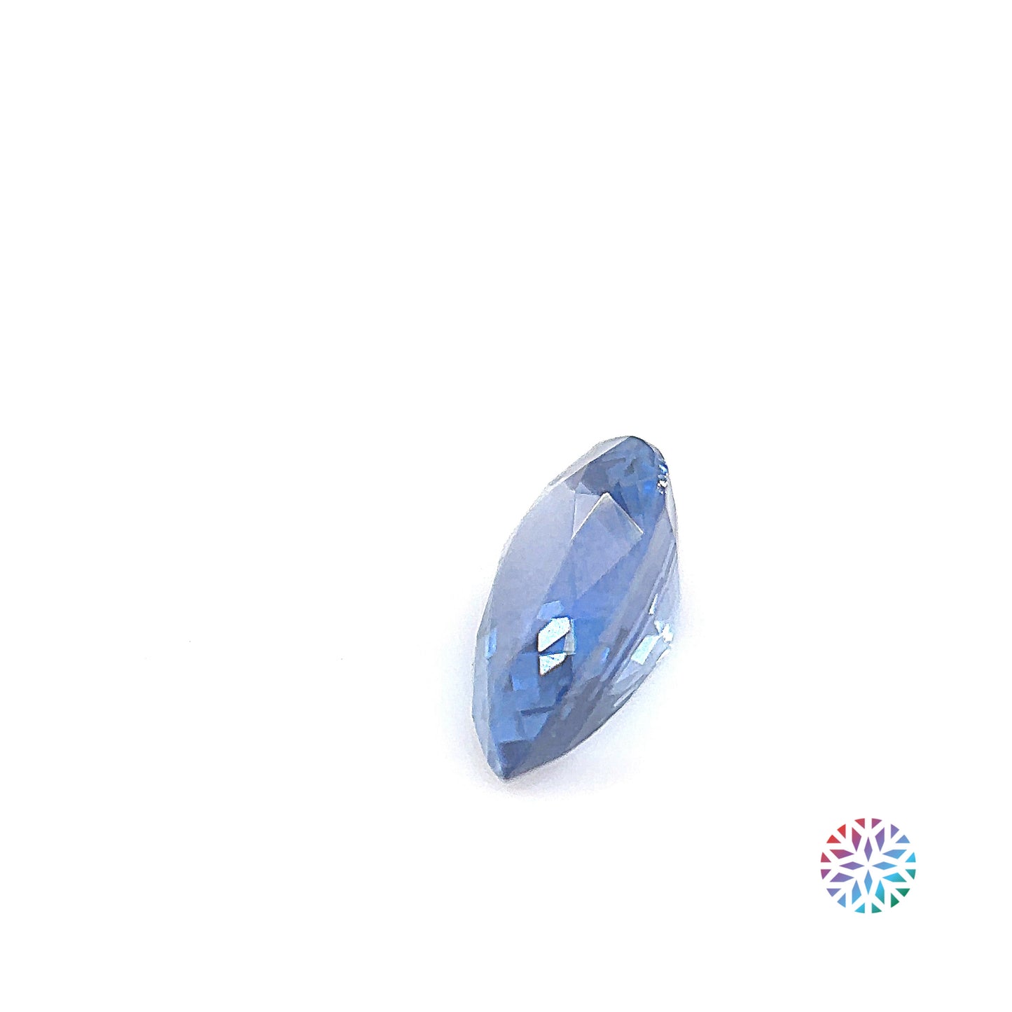 Blue Sapphire- Pear, 0.96ct, 7.4 x 5.4 x 3.5mm