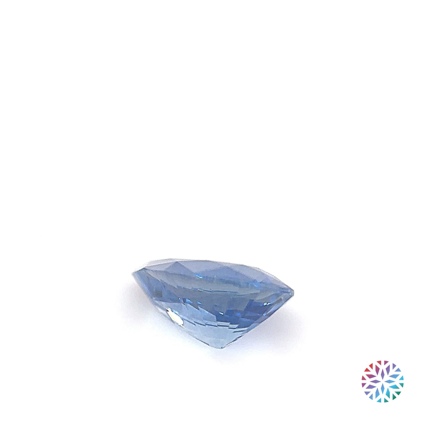 Blue Sapphire- Pear, 0.96ct, 7.4 x 5.4 x 3.5mm