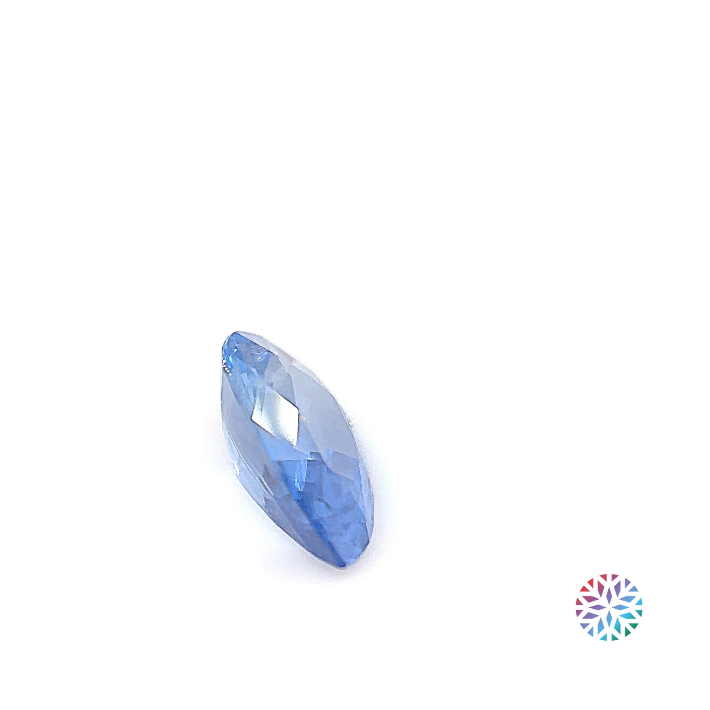 Blue Sapphire- Pear, 0.9ct, 7.5 x 5.4 x 3.2mm