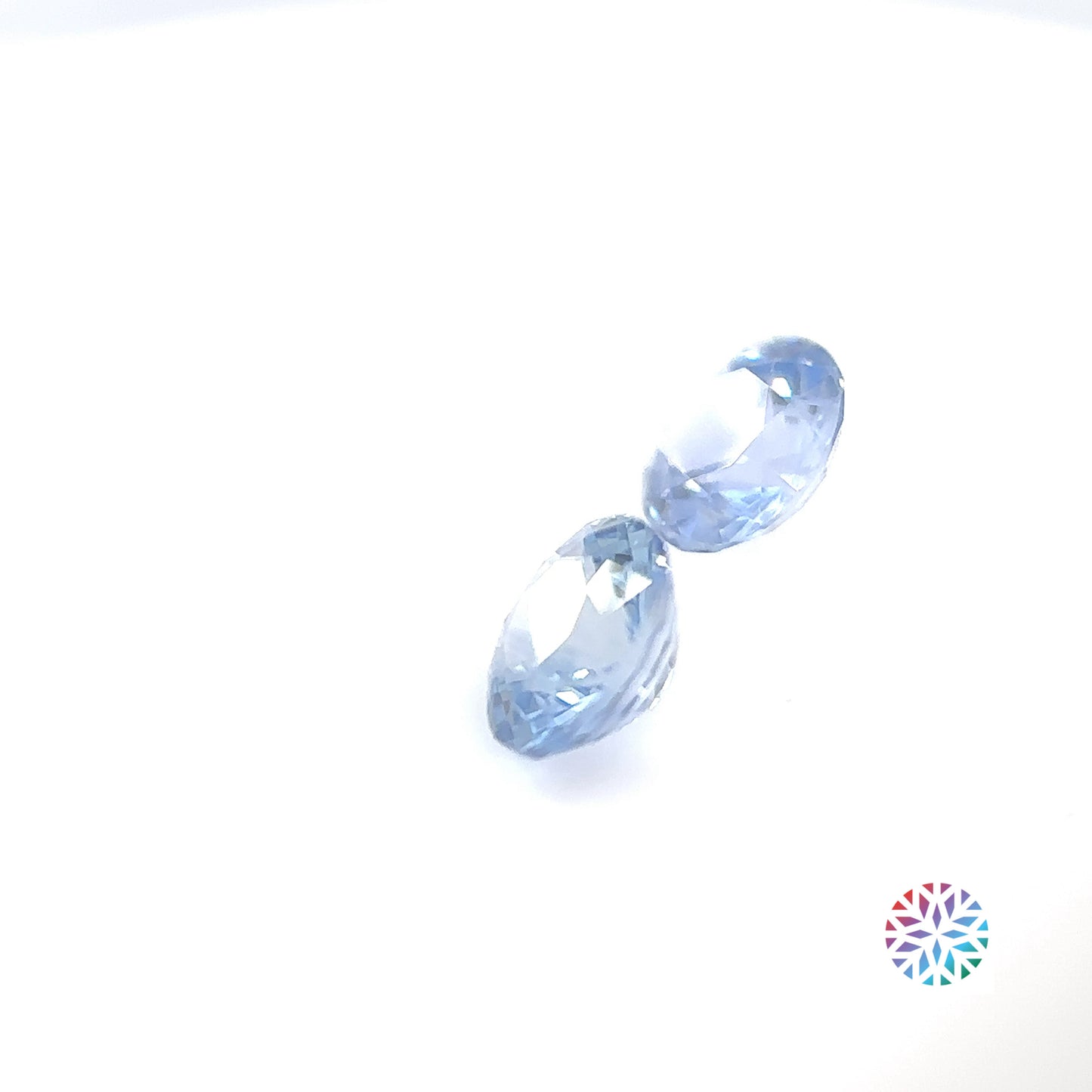 Blue Sapphire pair - Round, 1.55ct, 5.5 x 5.5mm