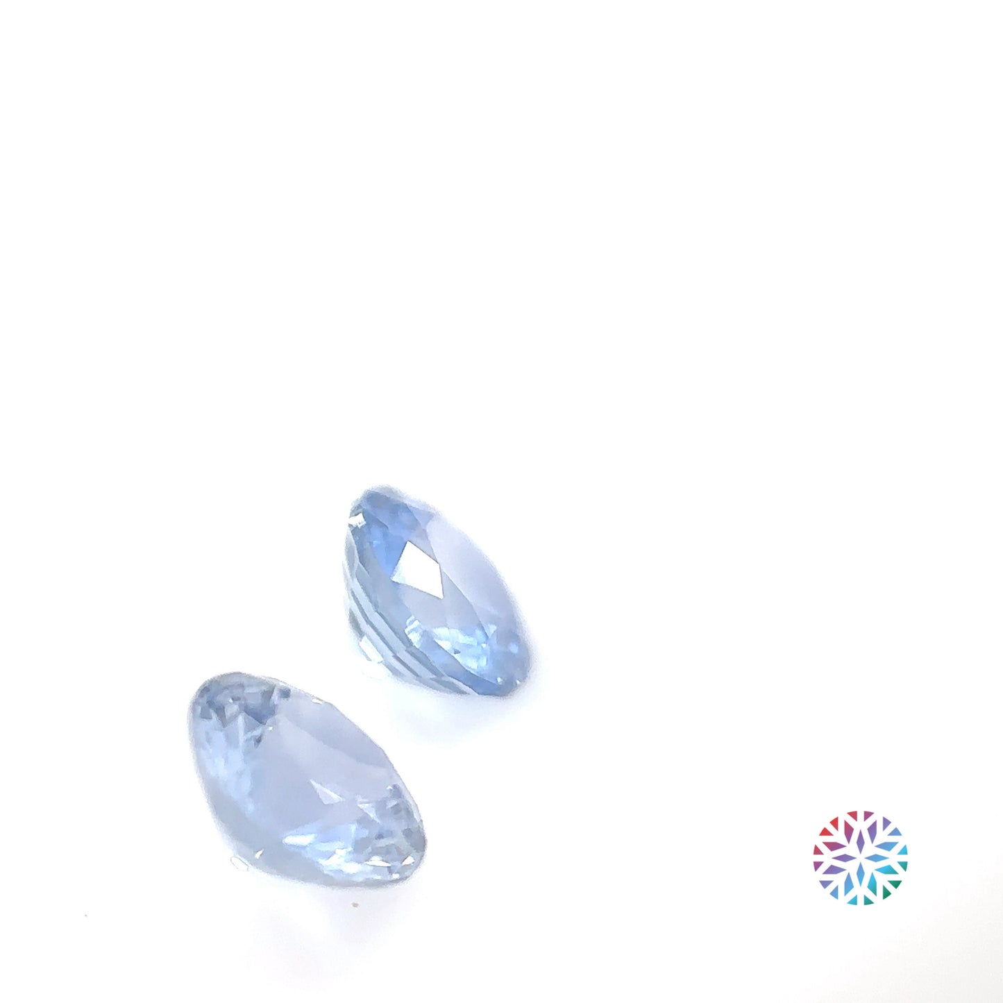 Blue Sapphire pair - Round, 1.55ct, 5.5 x 5.5mm