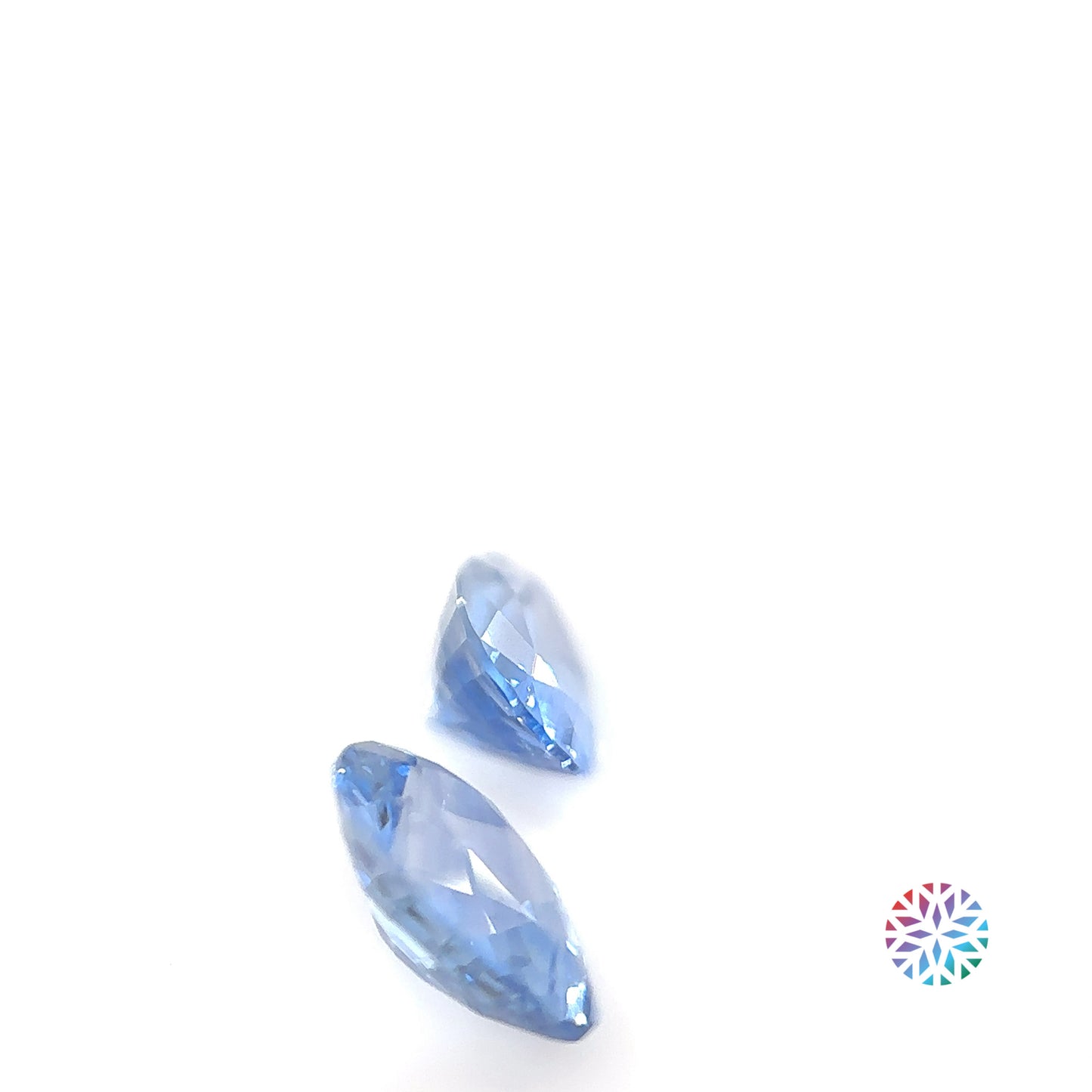 Blue Sapphire pair - Pear, 1.57ct, 7.0 x 5.0mm