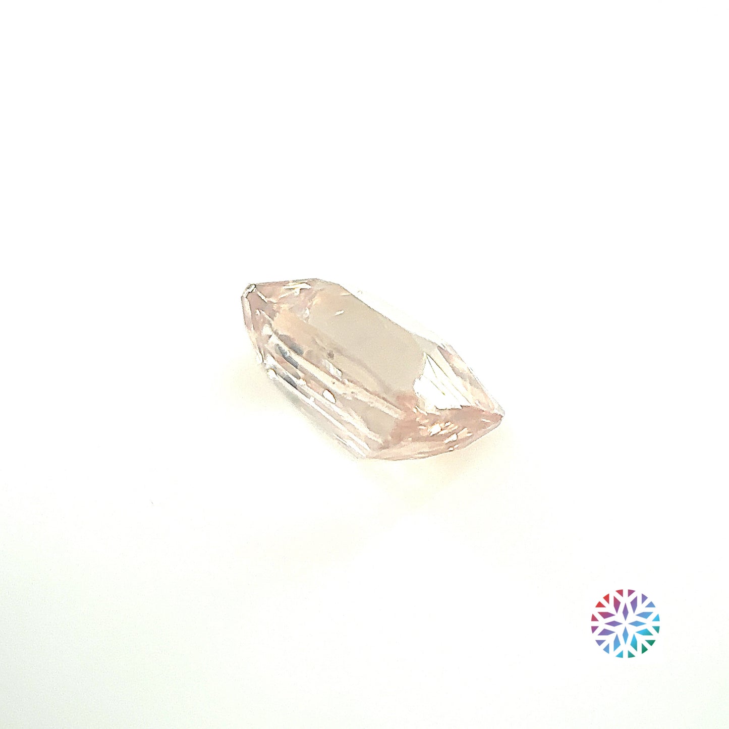 Peach Sapphire- Cushion, 3.01ct, 9.1 x 6.6 x 4.8mm, (N)