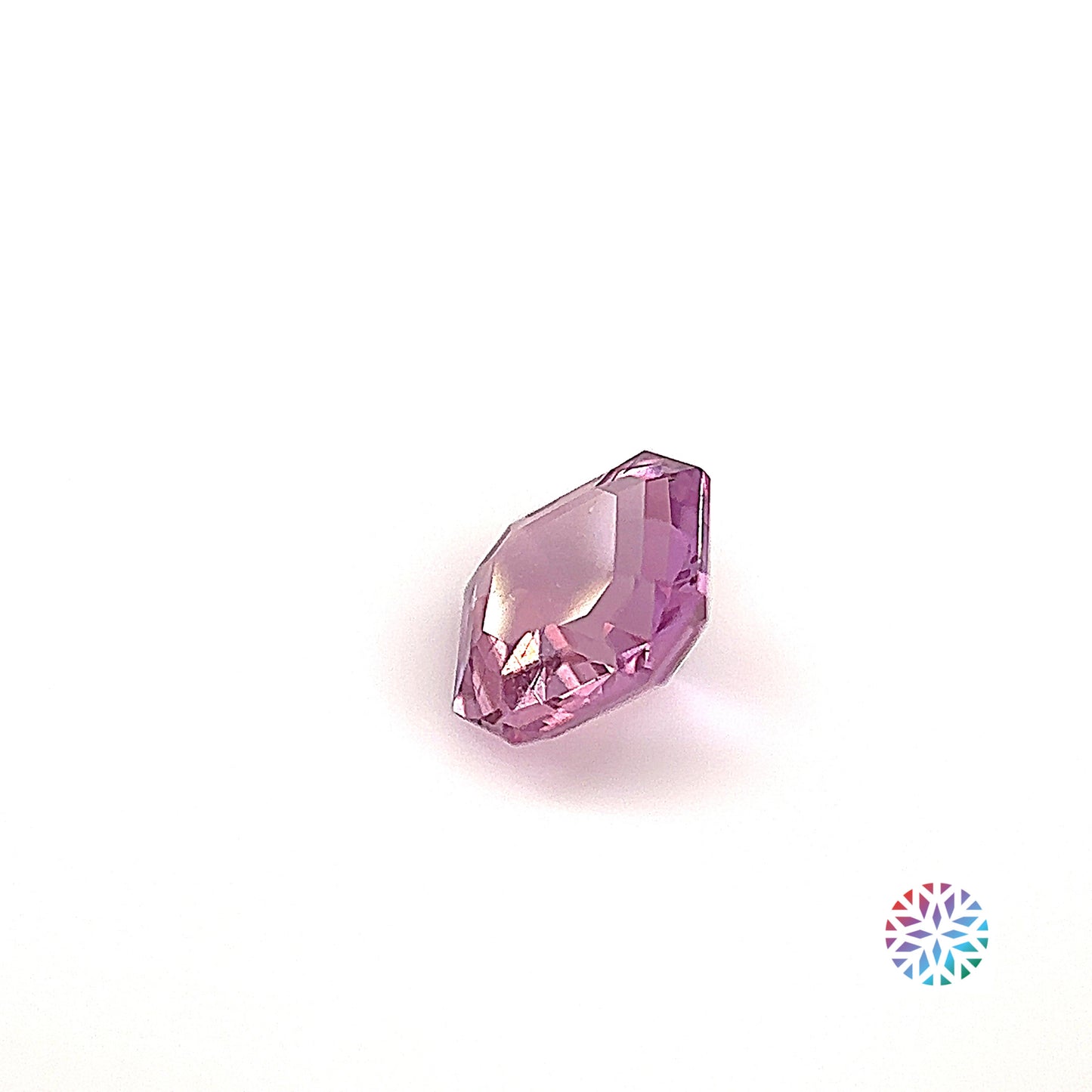 Pink Sapphire- Emerald, 1.16ct, 6.0 x 6.0 x 3.7mm