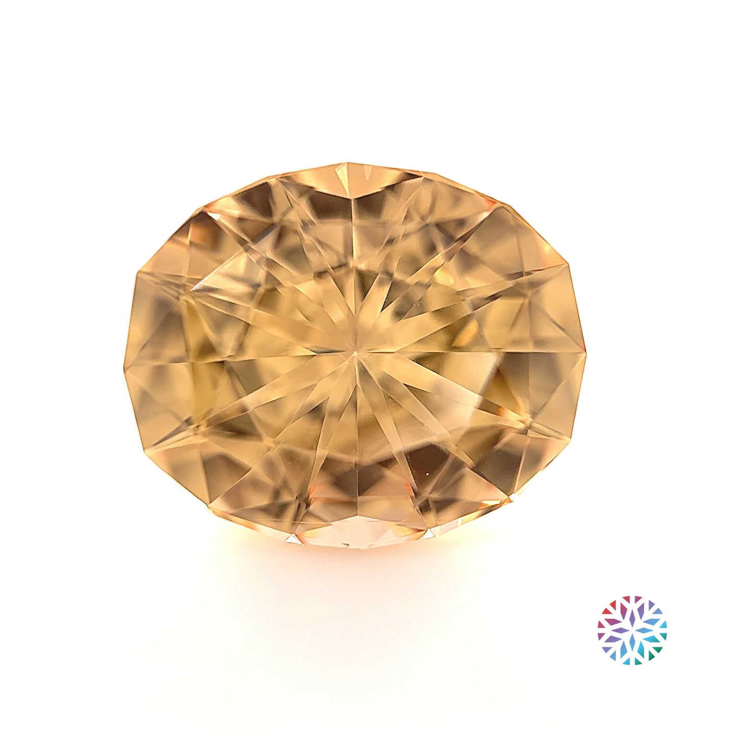 Imperial Topaz- Oval, 9.27ct, 14.4 x 12.0 x 8.3mm