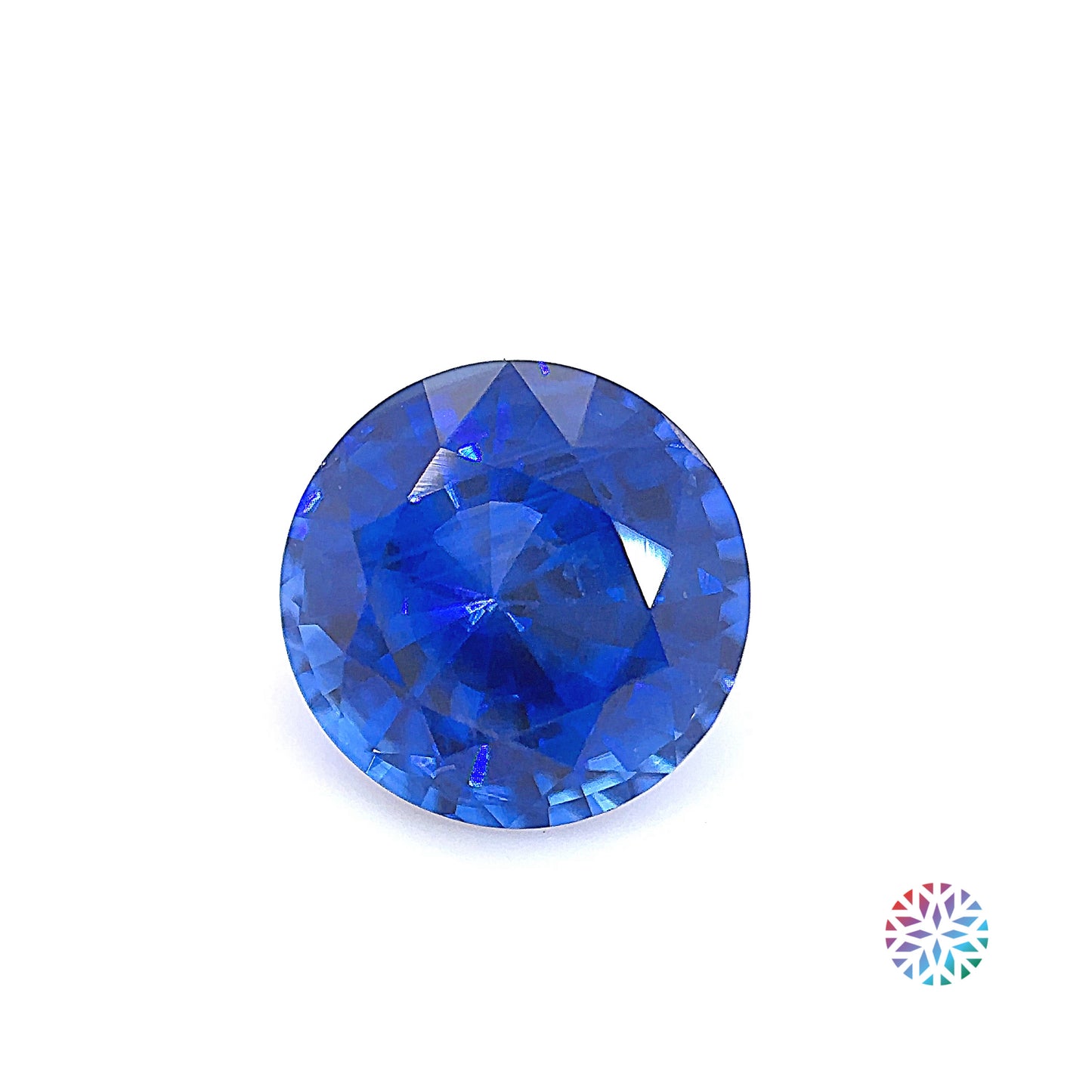 Blue Sapphire- Round, 2.67ct, 8.0 x 8.0 x 5.3mm