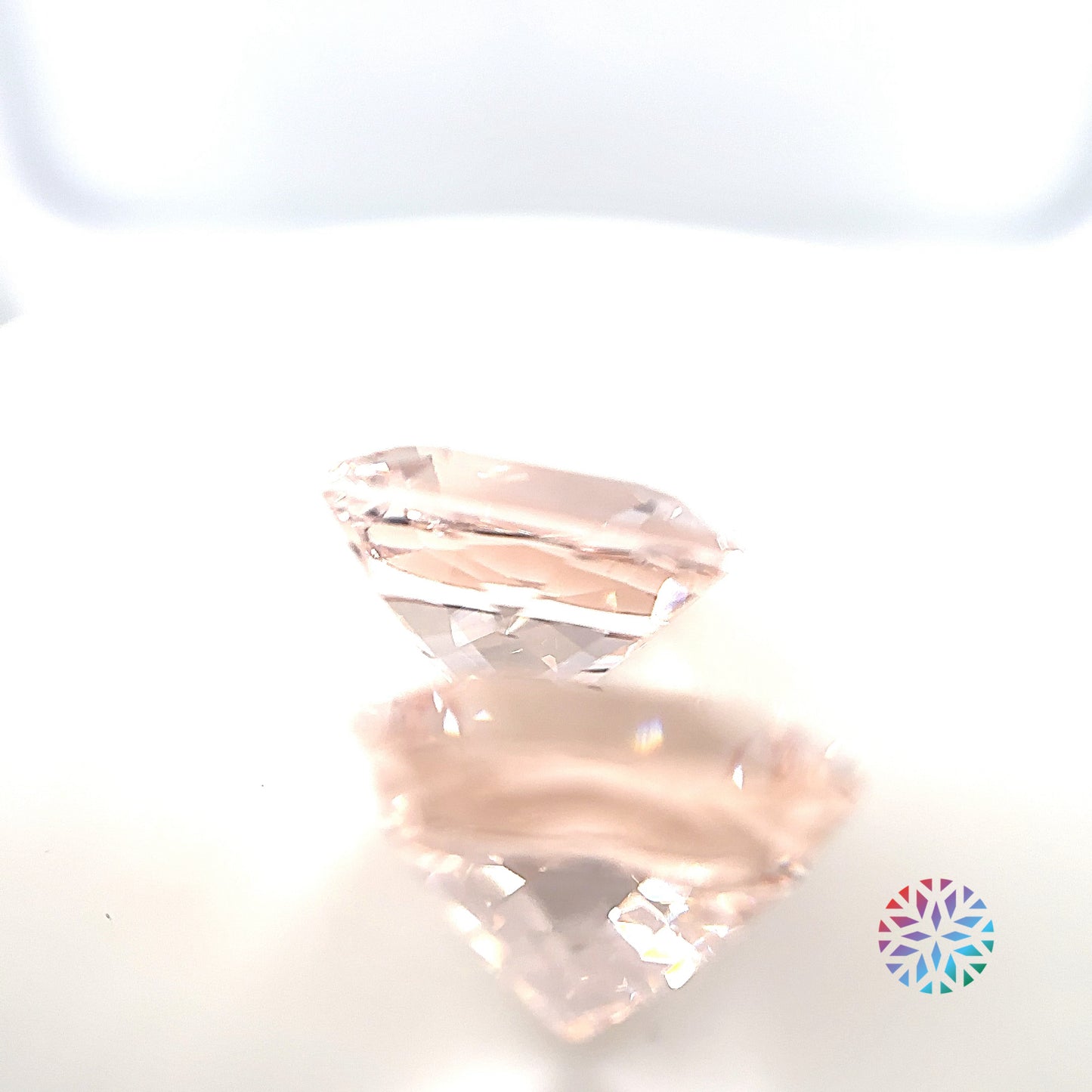 Pink Morganite pair - Fancy, 21.23ct, 14.0 x 14.0mm