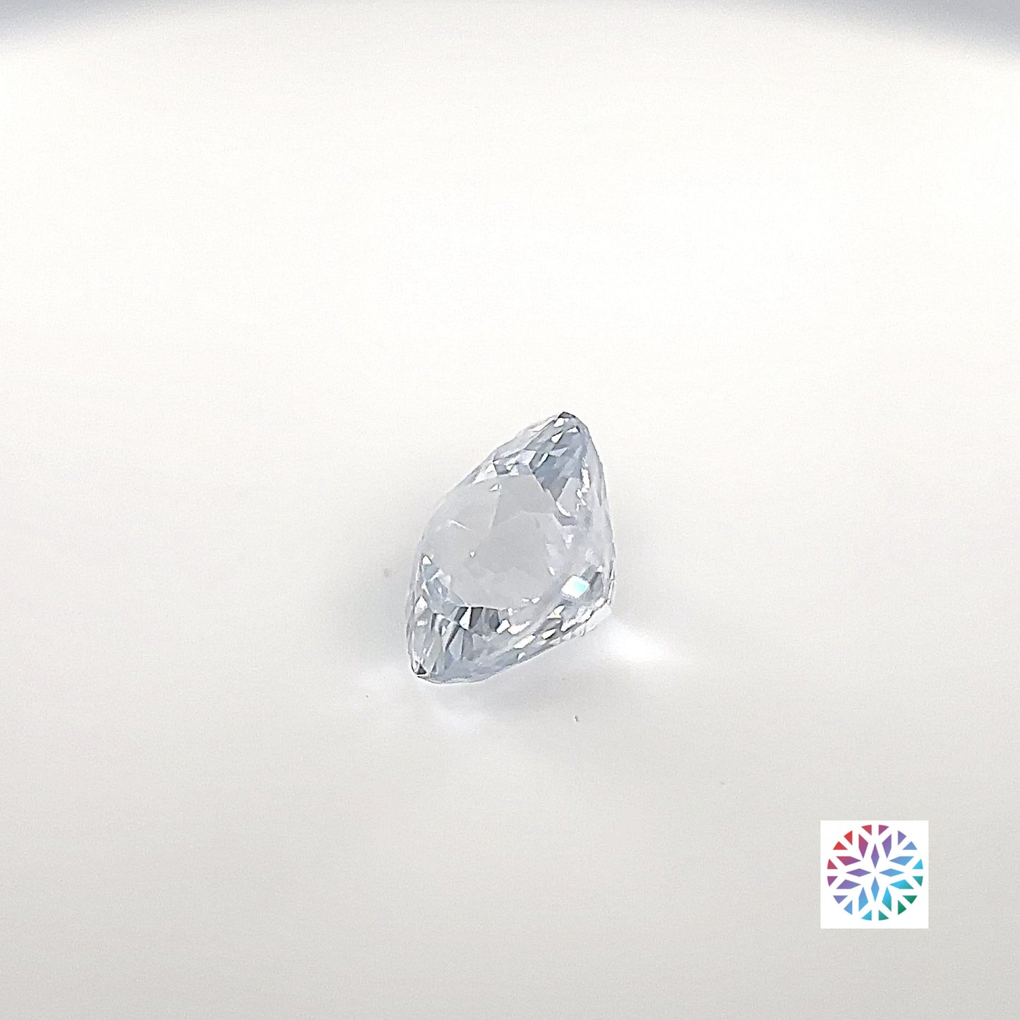 White Sapphire- Cushion, 2.03ct, 6.9 x 6.9 x 5.0mm, (C), (N)