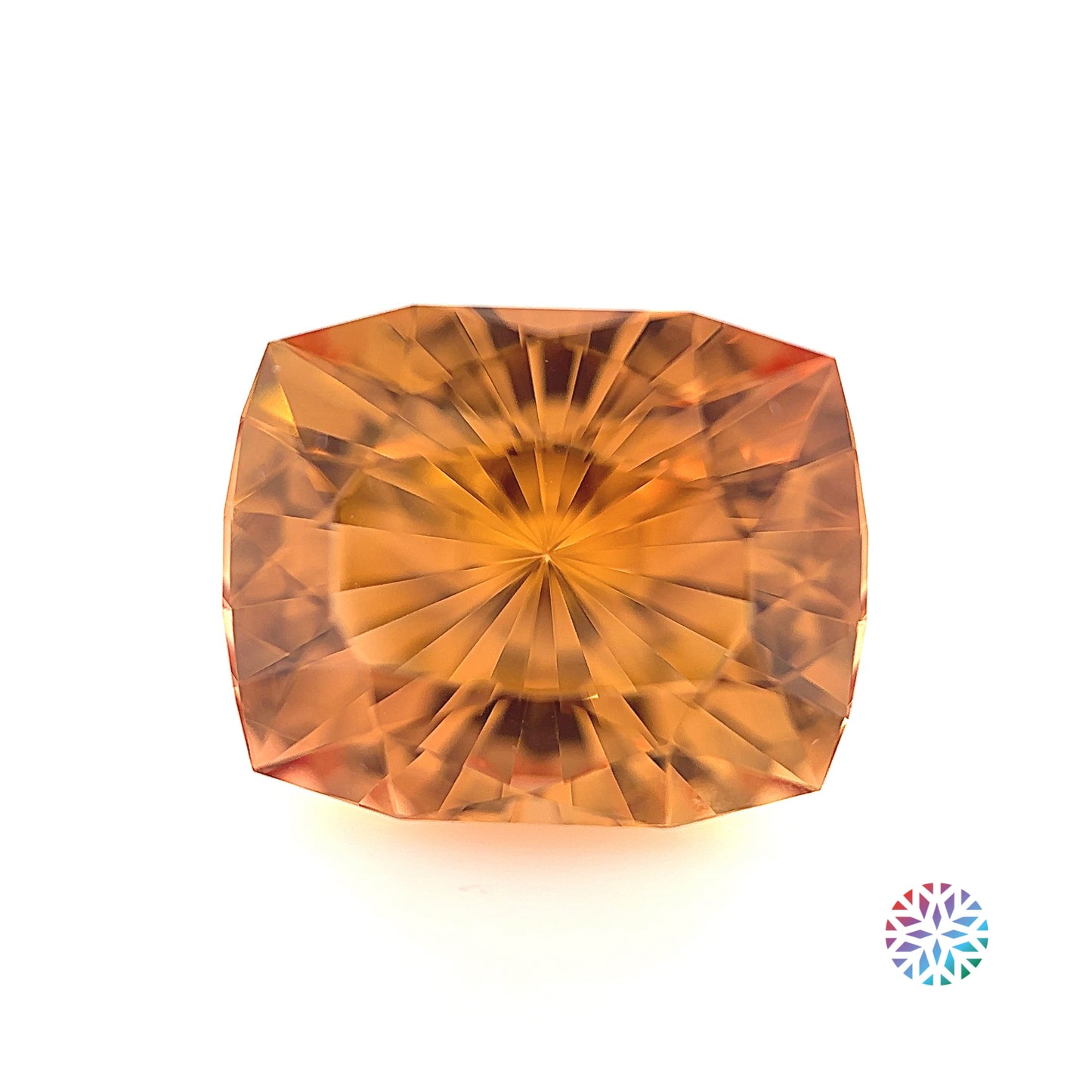 Imperial Topaz- Cushion, 11.07ct, 13.8 x 11.0 x 9.3mm