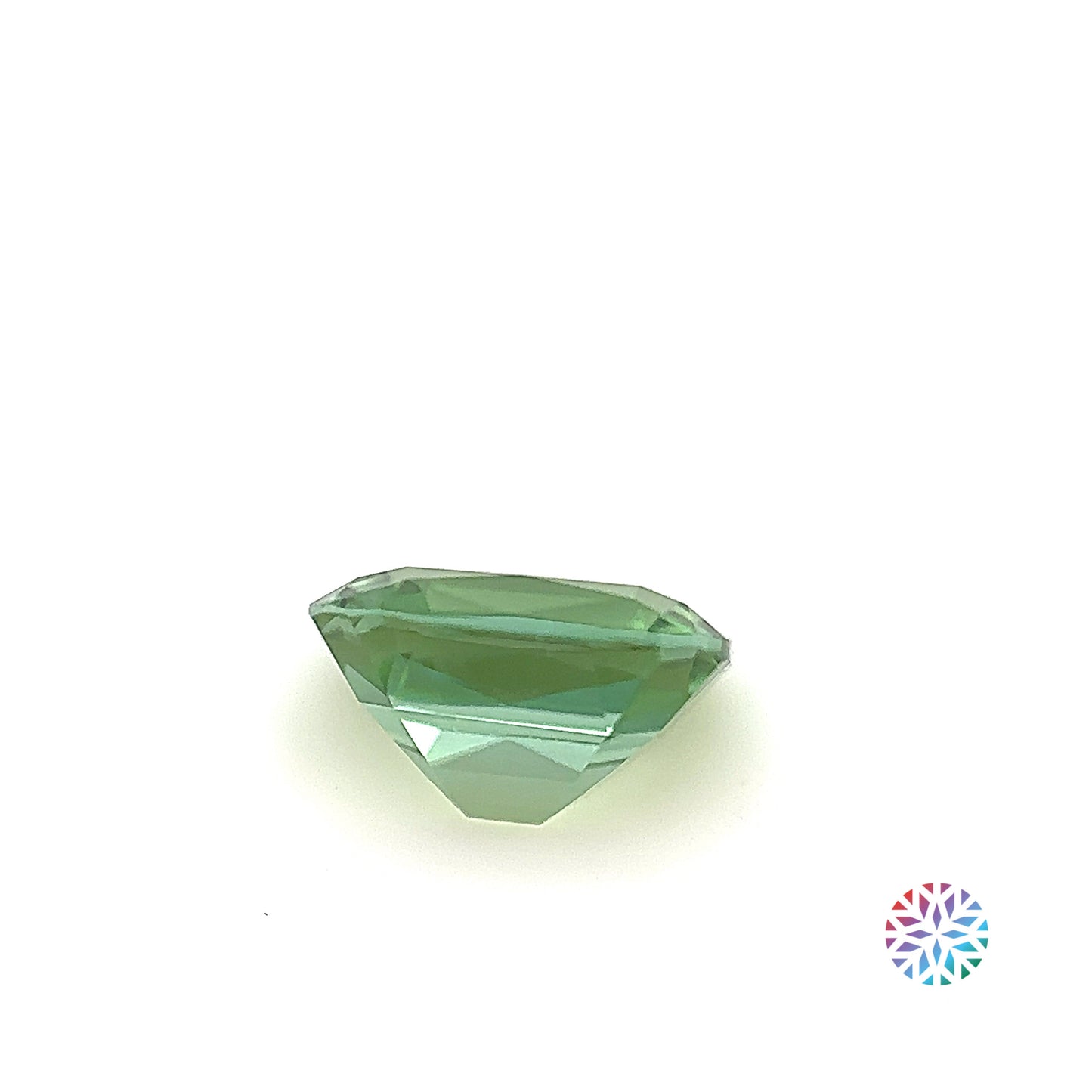 Green Tourmaline- Cushion, 1.66ct, 8.0 x 6.5 x 4.6mm
