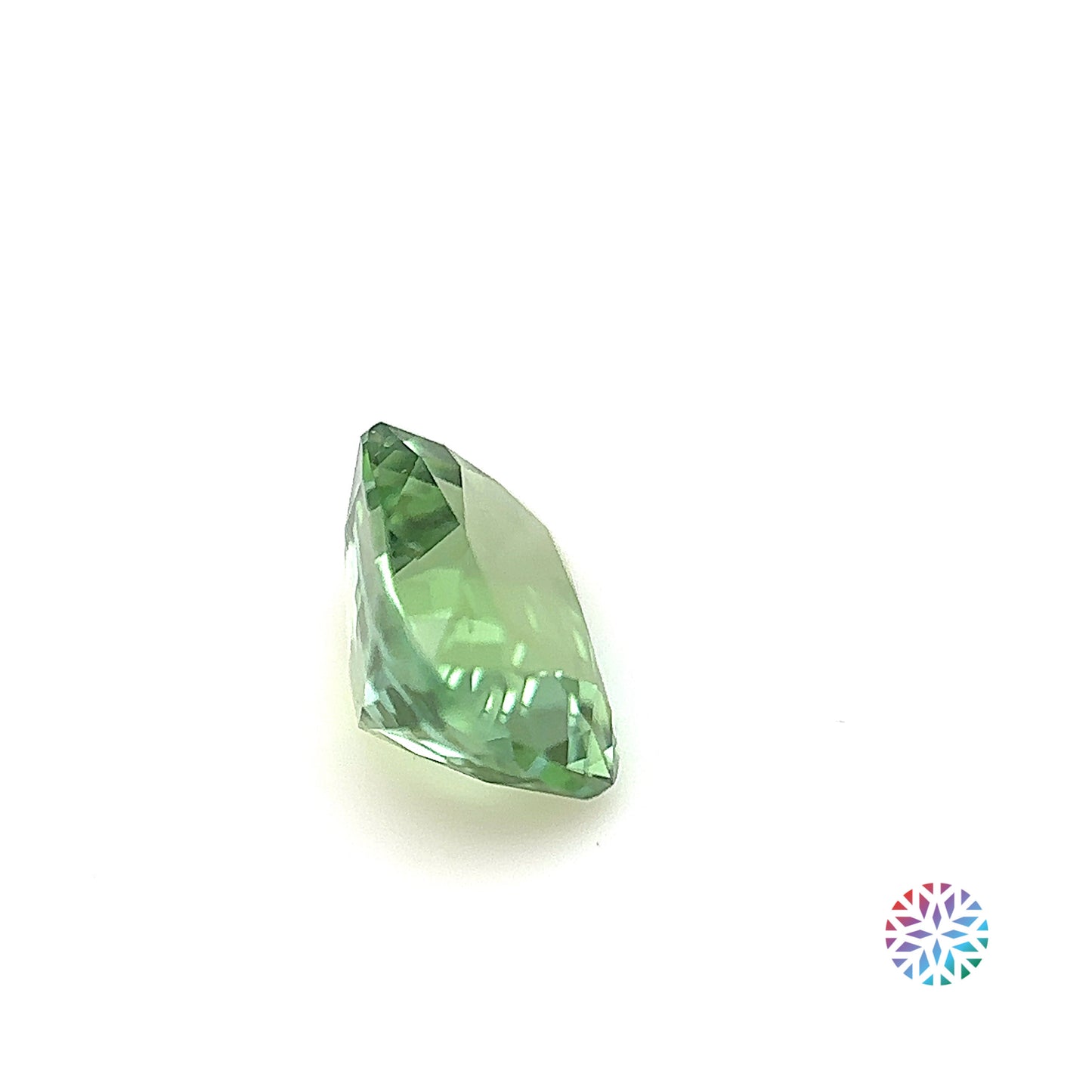 Green Tourmaline- Cushion, 1.66ct, 8.0 x 6.5 x 4.6mm