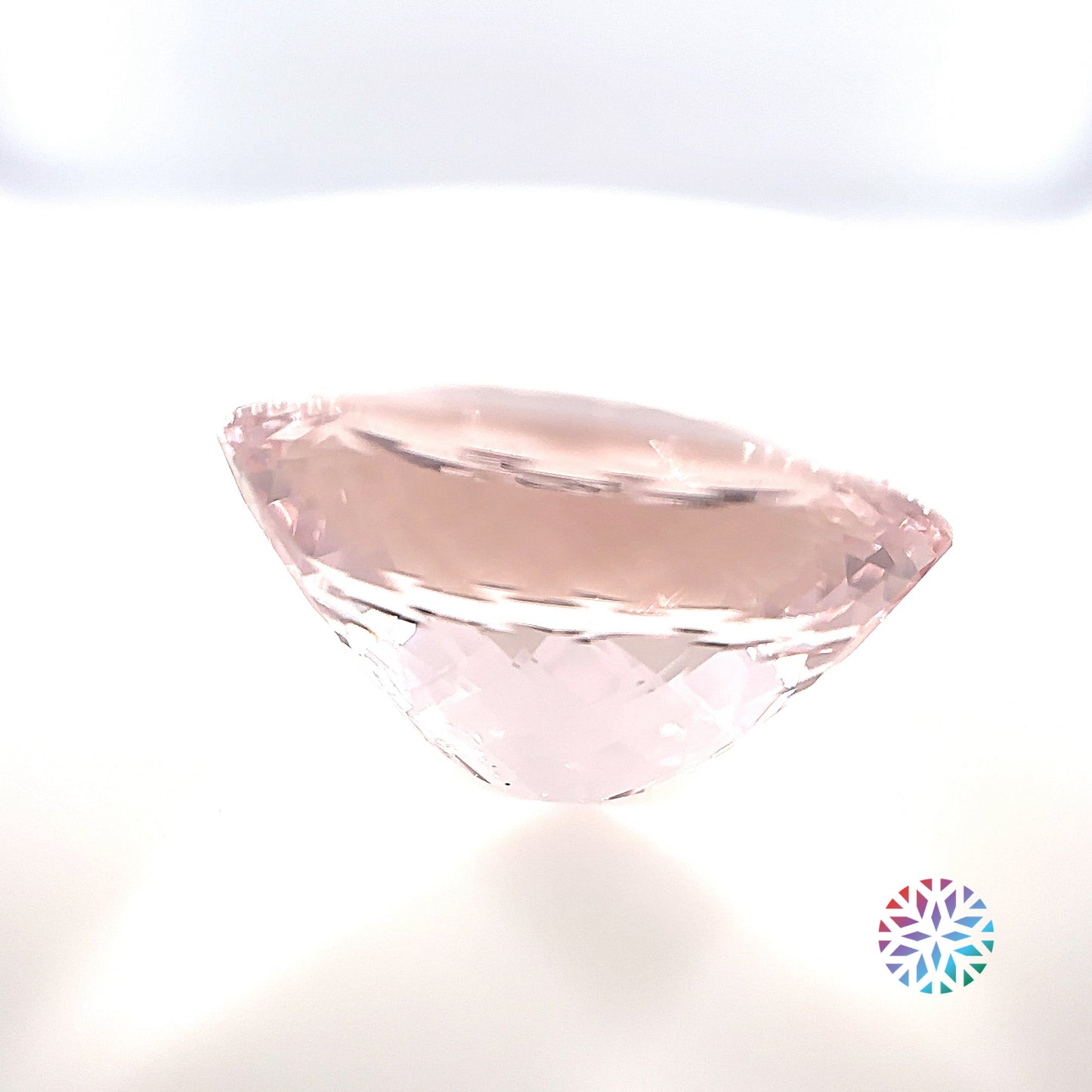 Pink Morganite- Oval, 22.02ct, 21.9 x 16.6 x 11.7mm