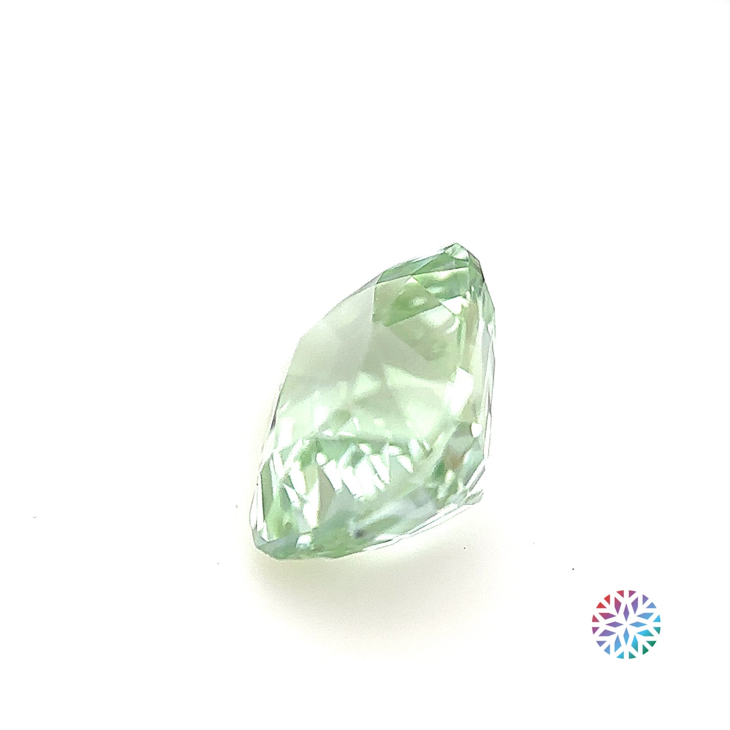 Mint Tourmaline- Cushion, 4.17ct, 10.4 x 9.0 x 6.6mm
