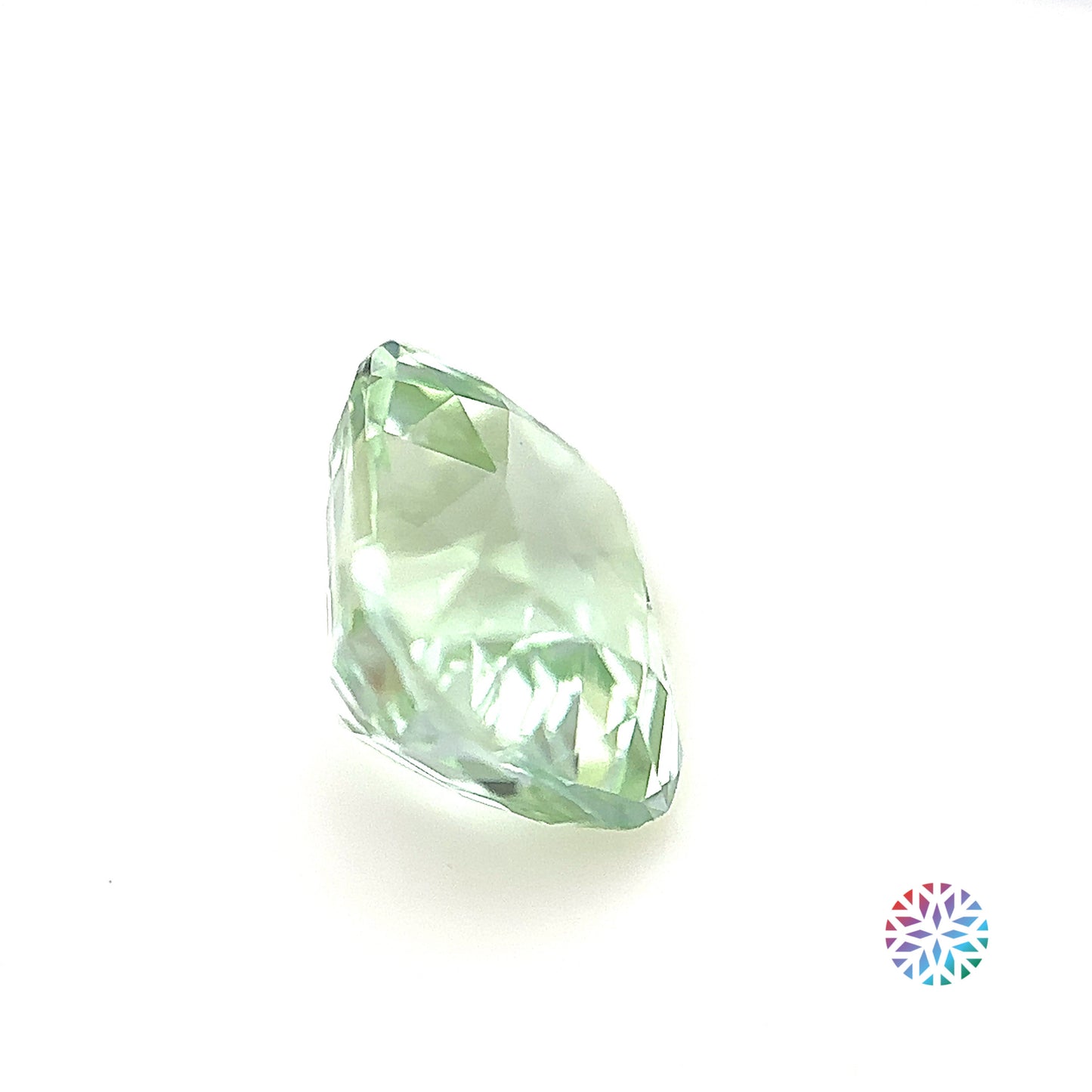 Mint Tourmaline- Cushion, 4.17ct, 10.4 x 9.0 x 6.6mm