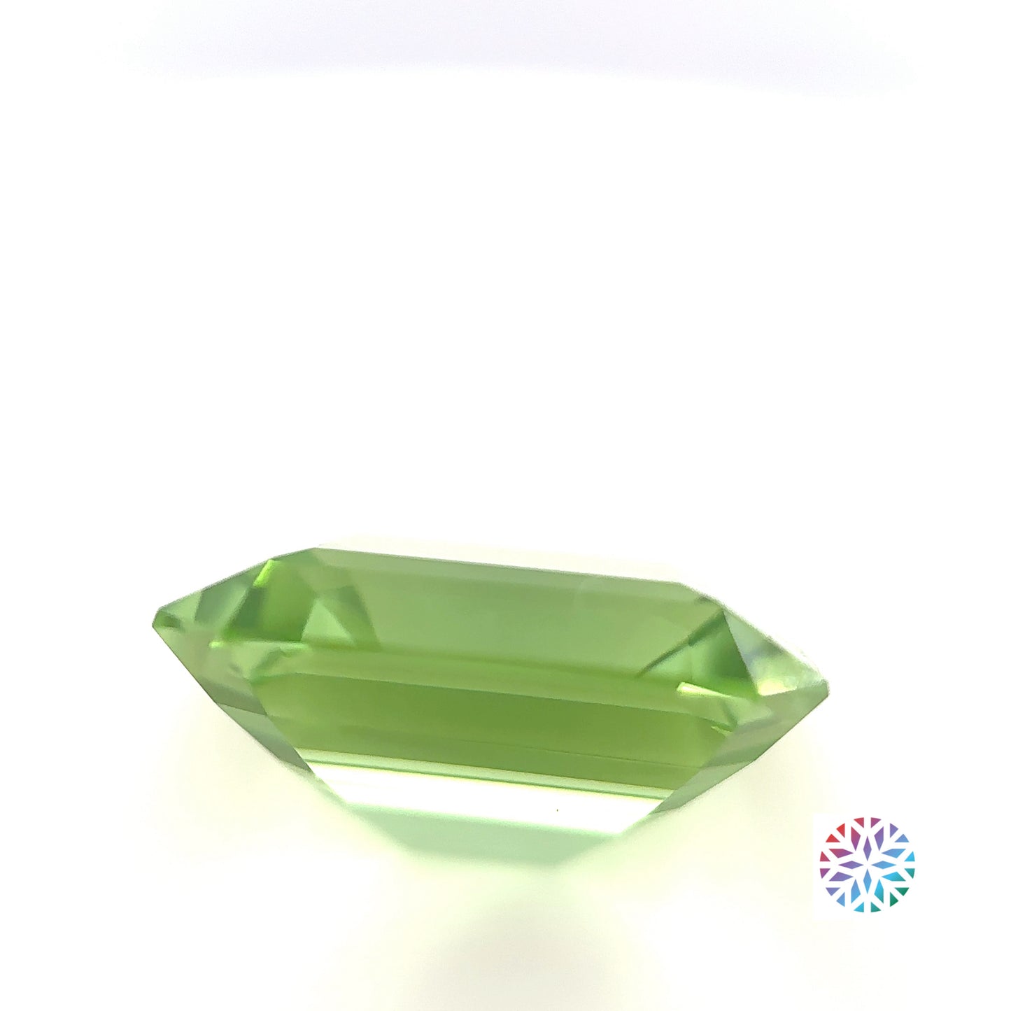 Peridot- Emerald, 10.12ct, 14.4 x 12.1 x 7.4mm