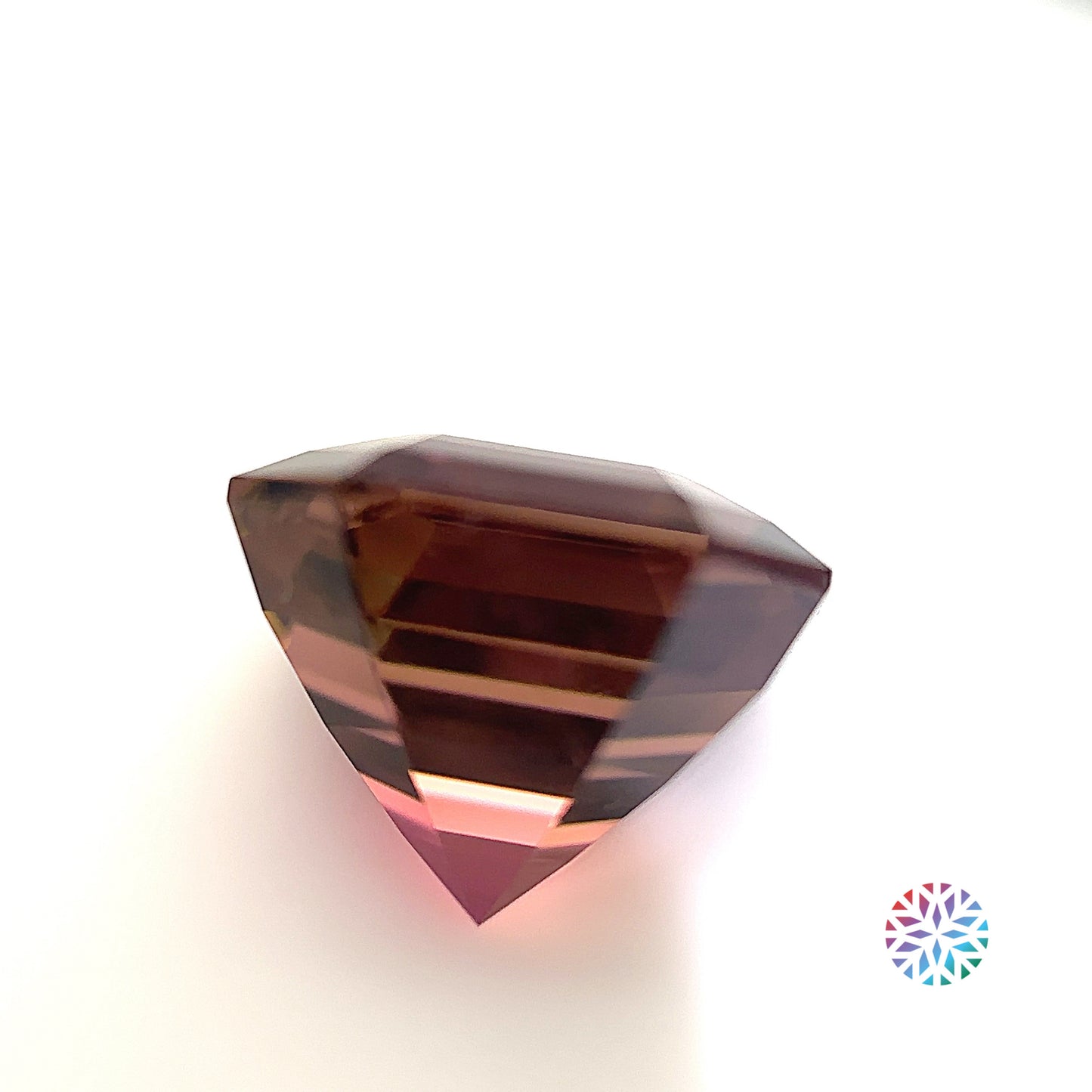 Pink Tourmaline- Emerald, 6.38ct, 10.7 x 10.7 x 8.5mm