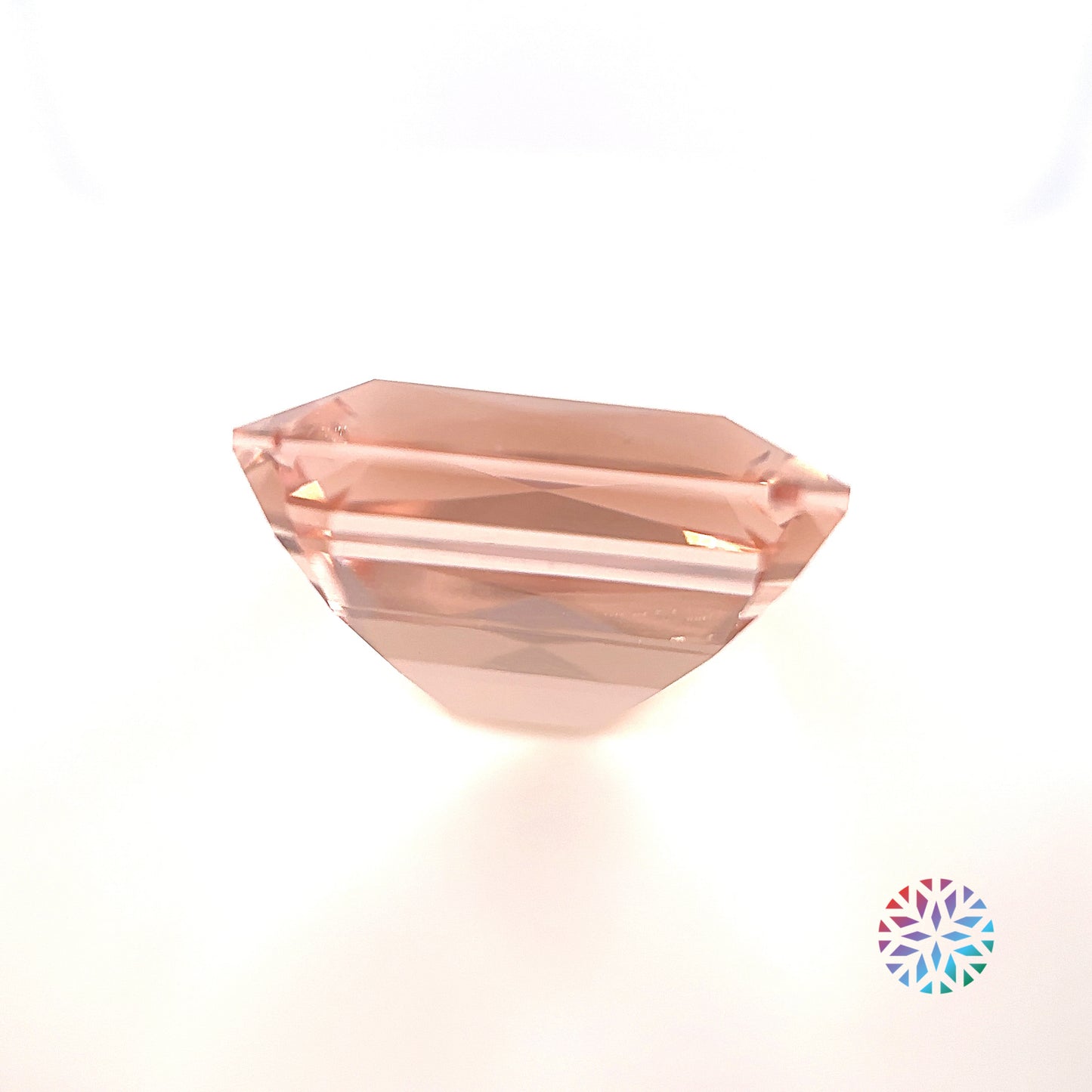 Peach Morganite- Emerald, 14.4ct, 16.6 x 12.4 x 9.8mm